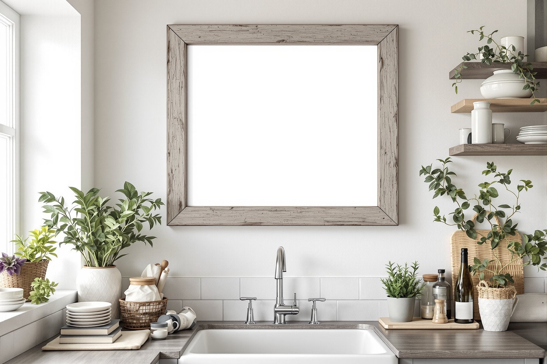 Blank Template #020 Rustic Frame Mockup | Frame Template JPG | Instant bulkmockup Download | Commercial Use | MockupBulk