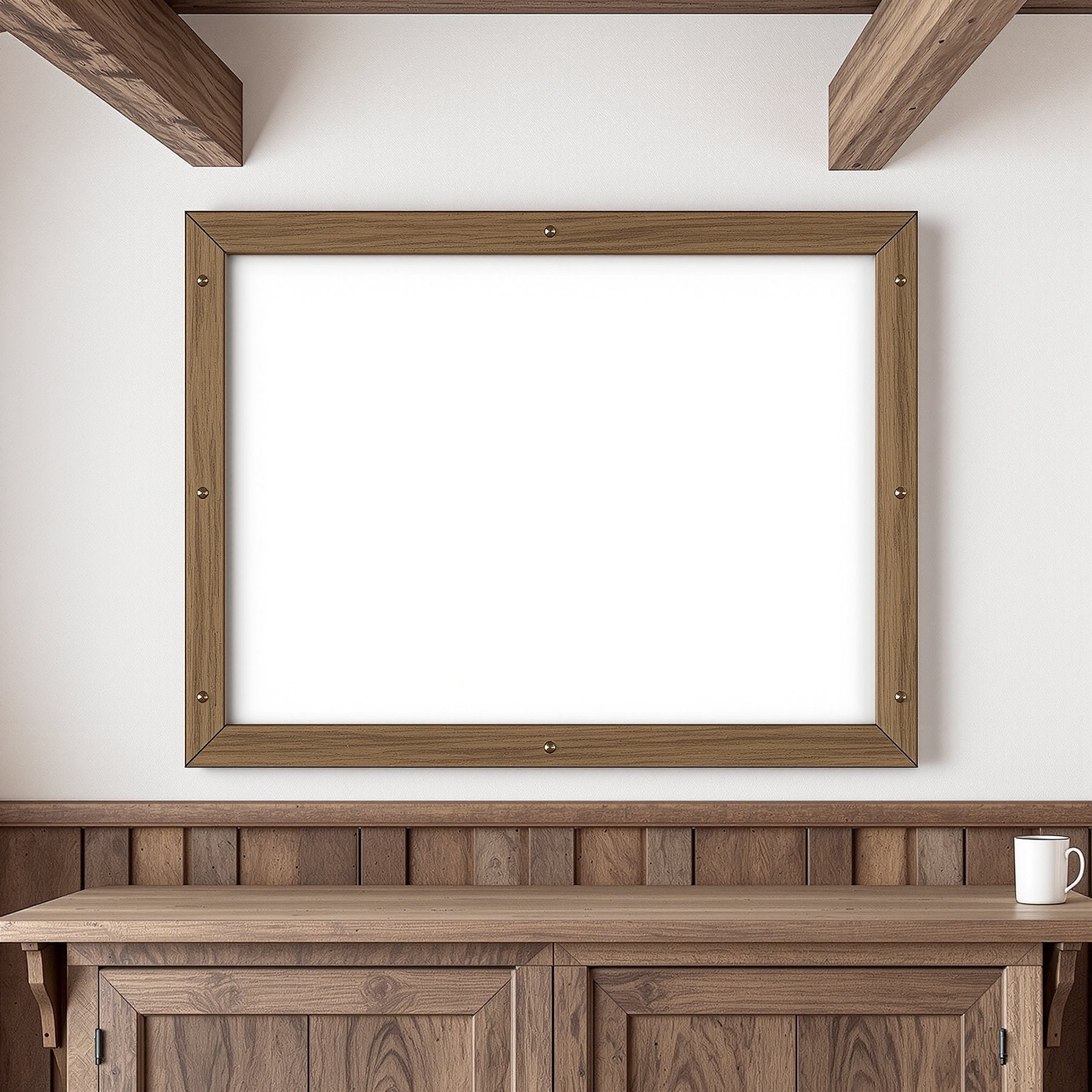 Blank Template #022 Rustic Frame Mockup | Frame Template JPG | Instant bulkmockup Download | Commercial Use | MockupBulk