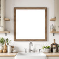 Rustic Frame Mockup — Blank Template #028 — High-Resolution JPG | bulkmockup Template | For Etsy POD Print Sellers | MockupBulk