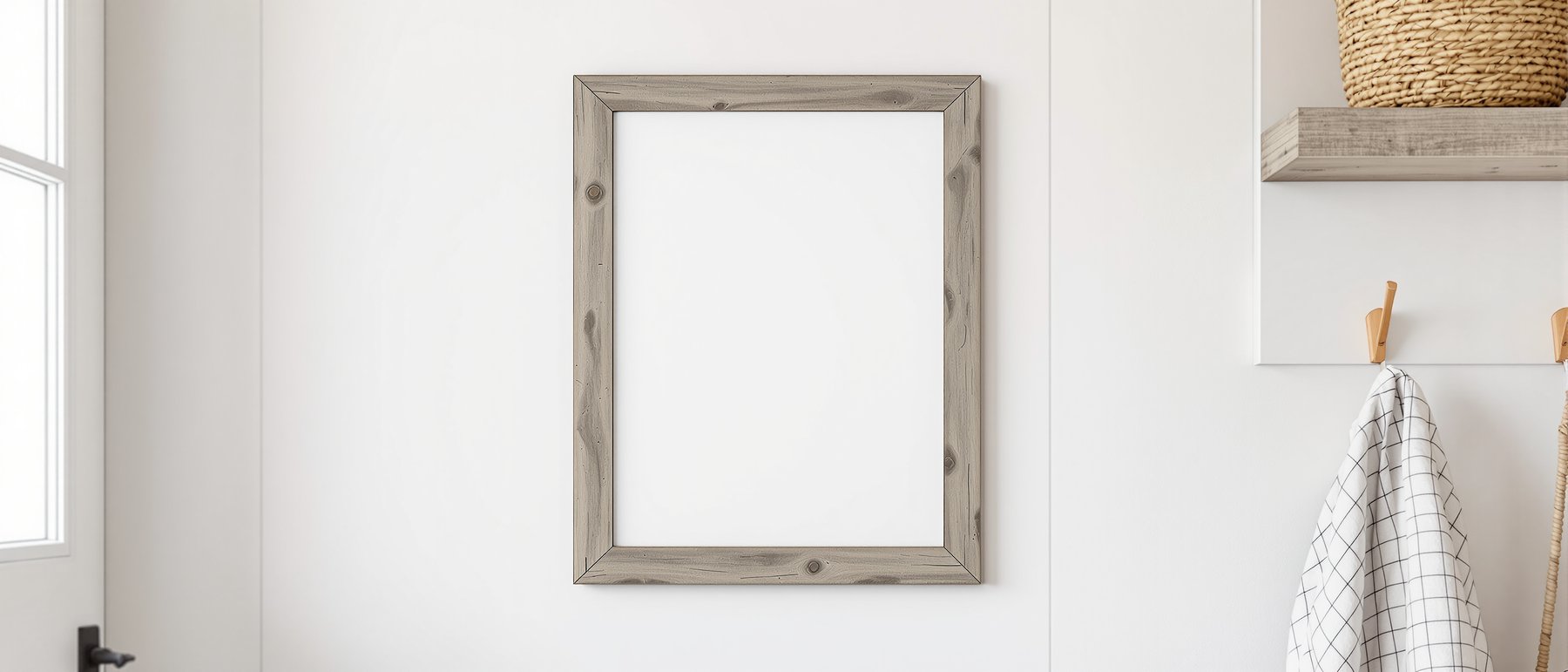 Rustic Frame Mockup, Blank Template #030 | Frame Template JPG | Instant bulkmockup Download | Commercial Use | MockupBulk