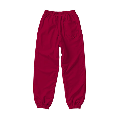 Antique Cherry Red Back View Unisex TrackPants Mockup | Digital Download Mockup | High-Resolution JPG | Commercial Use Included | MockupBulk