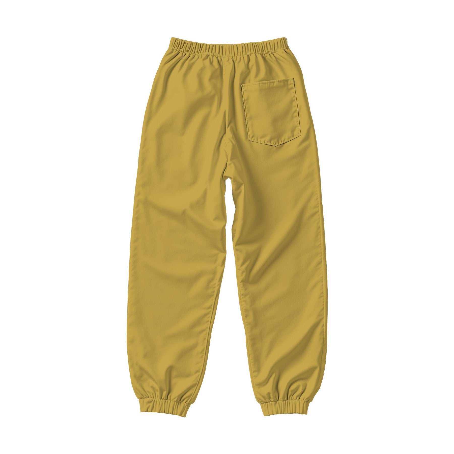 Antique Gold Back View Unisex TrackPants Mockup | High-Res JPG Instant Download | Commercial Use | Etsy POD Shopify Template | MockupBulk