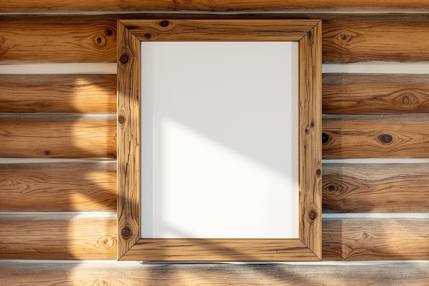Blank Template #034 Rustic Frame Mockup | Empty Frame Template | bulkmockup High-Res JPG | Commercial Use Included | MockupBulk