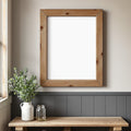 Rustic Frame Mockup | Blank Template #037 — Digital Frame Mockup | bulkmockup JPG Download | For POD Etsy Shopify | MockupBulk