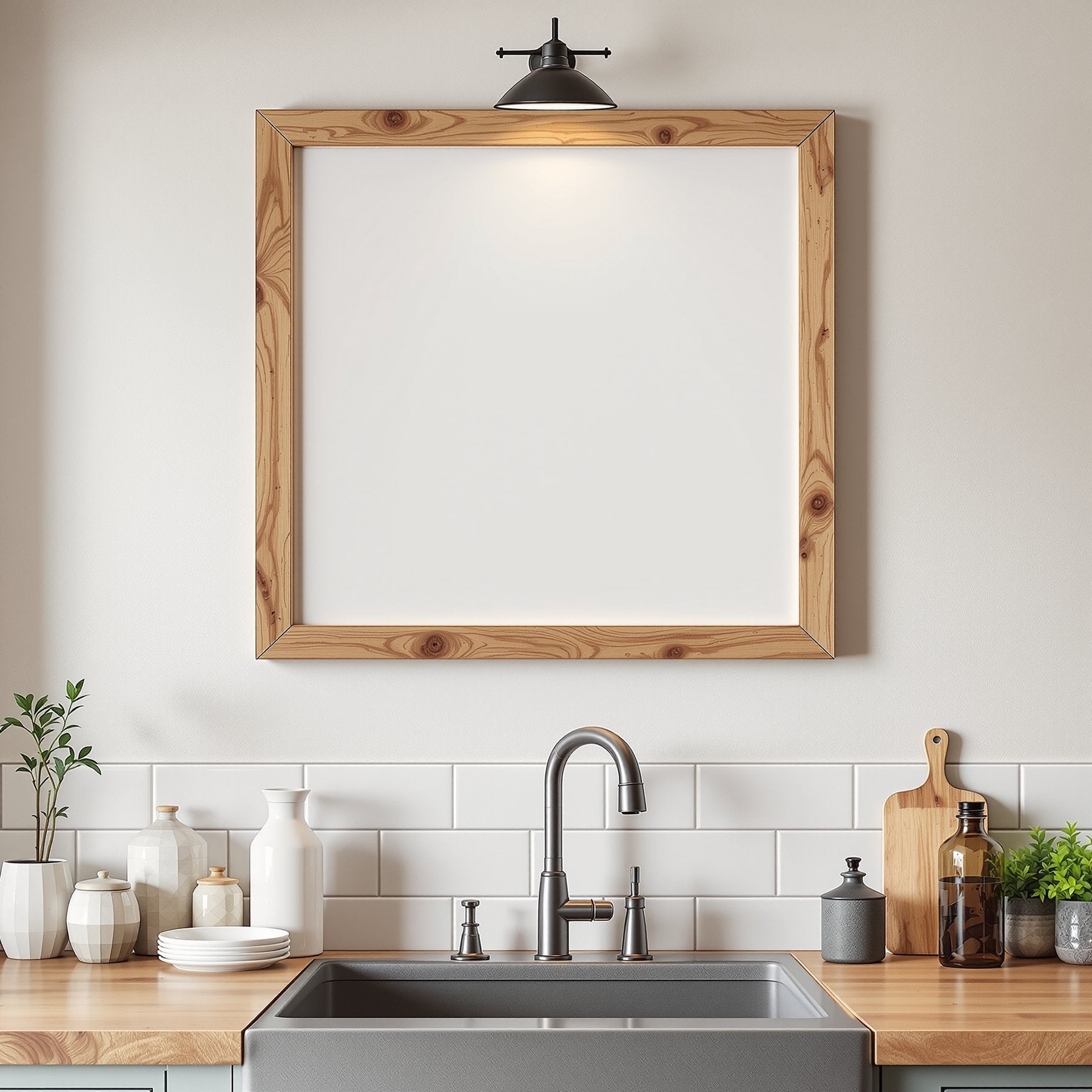 Rustic Frame Mockup | Blank Template #041 | Empty Frame Template | bulkmockup High-Res JPG | Commercial Use Included | MockupBulk