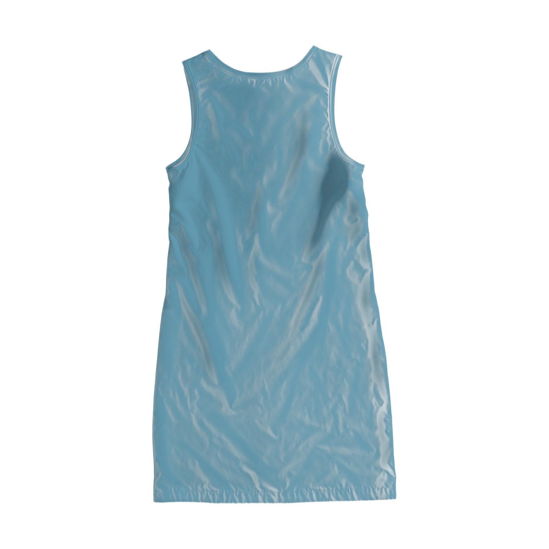 Arctic Blue Back View Womens Dress Mockup | Digital Download Mockup | High-Resolution JPG | Commercial Use Included | MockupBulk