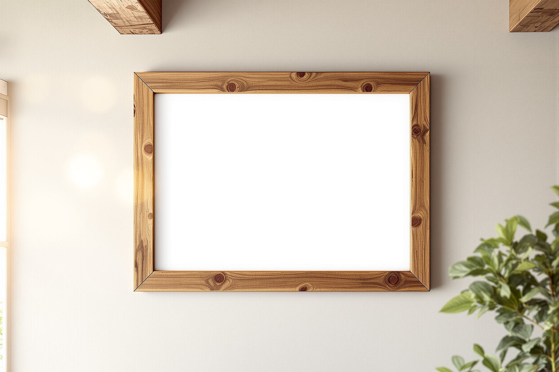 Rustic Frame Mockup — Blank Template #044 — Digital Frame Mockup | bulkmockup JPG Download | For POD Etsy Shopify | MockupBulk