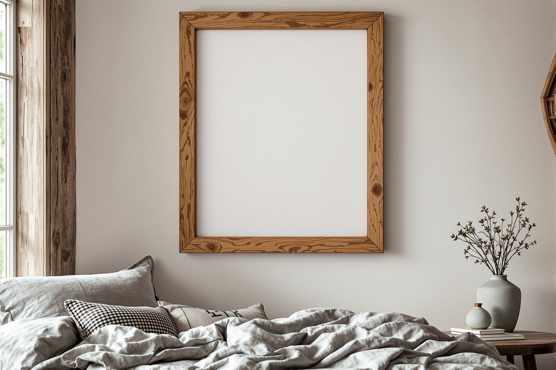Rustic Frame Mockup | Blank Template #048 — bulkmockup Frame Template | Instant Download JPG | Commercial Use | MockupBulk