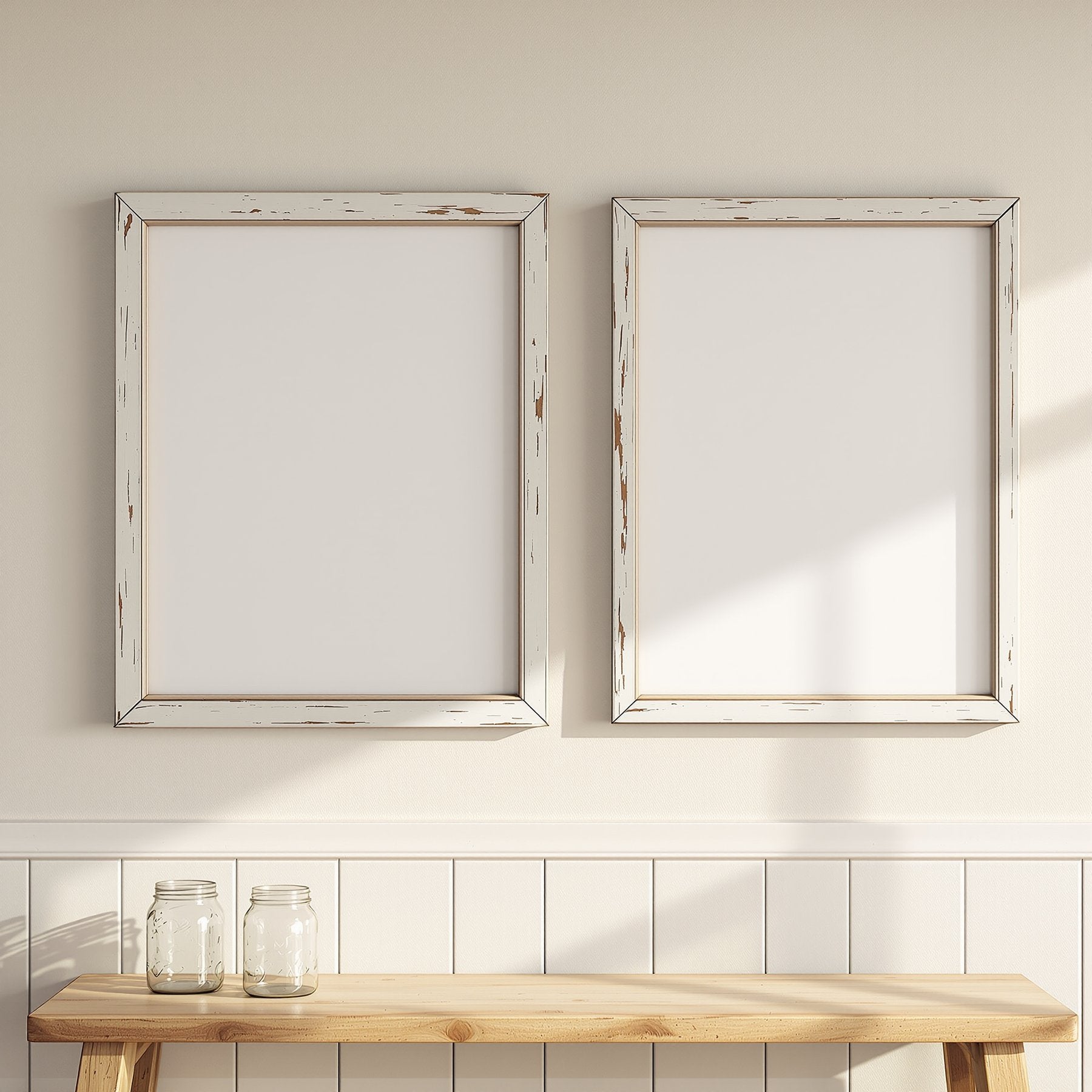 Rustic Frame Mockup, Blank Template #049 | Frame Template JPG | Instant bulkmockup Download | Commercial Use | MockupBulk