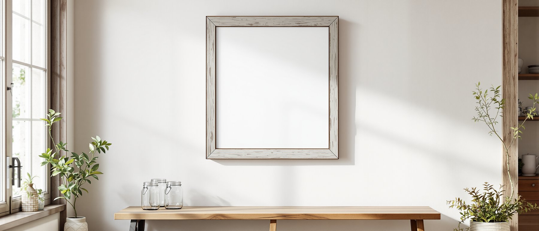 Blank Template #052 Rustic Frame Mockup | Frame Template JPG | Instant bulkmockup Download | Commercial Use | MockupBulk