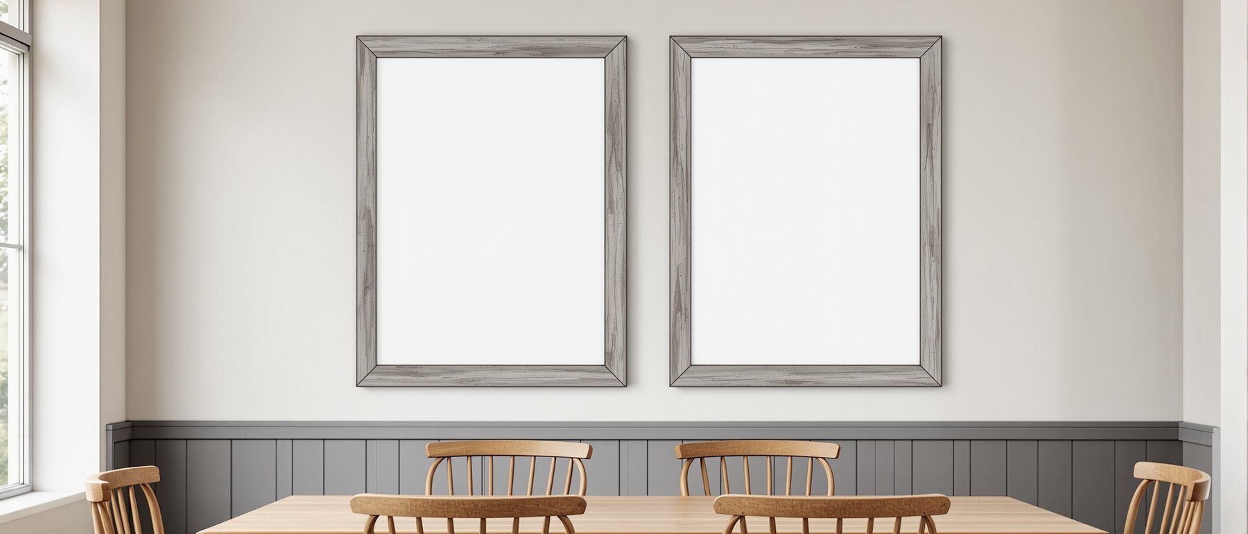 Blank Template #056 Rustic Frame Mockup | bulkmockup Blank Frame Template | High-Res JPG | Commercial Licence | MockupBulk