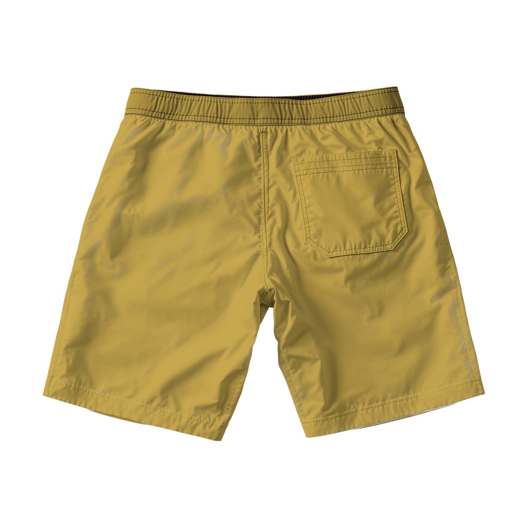 Antique Gold Back View Mens Shorts Mockup | High-Res JPG Instant Download | Commercial Use | Etsy POD Shopify Template | MockupBulk
