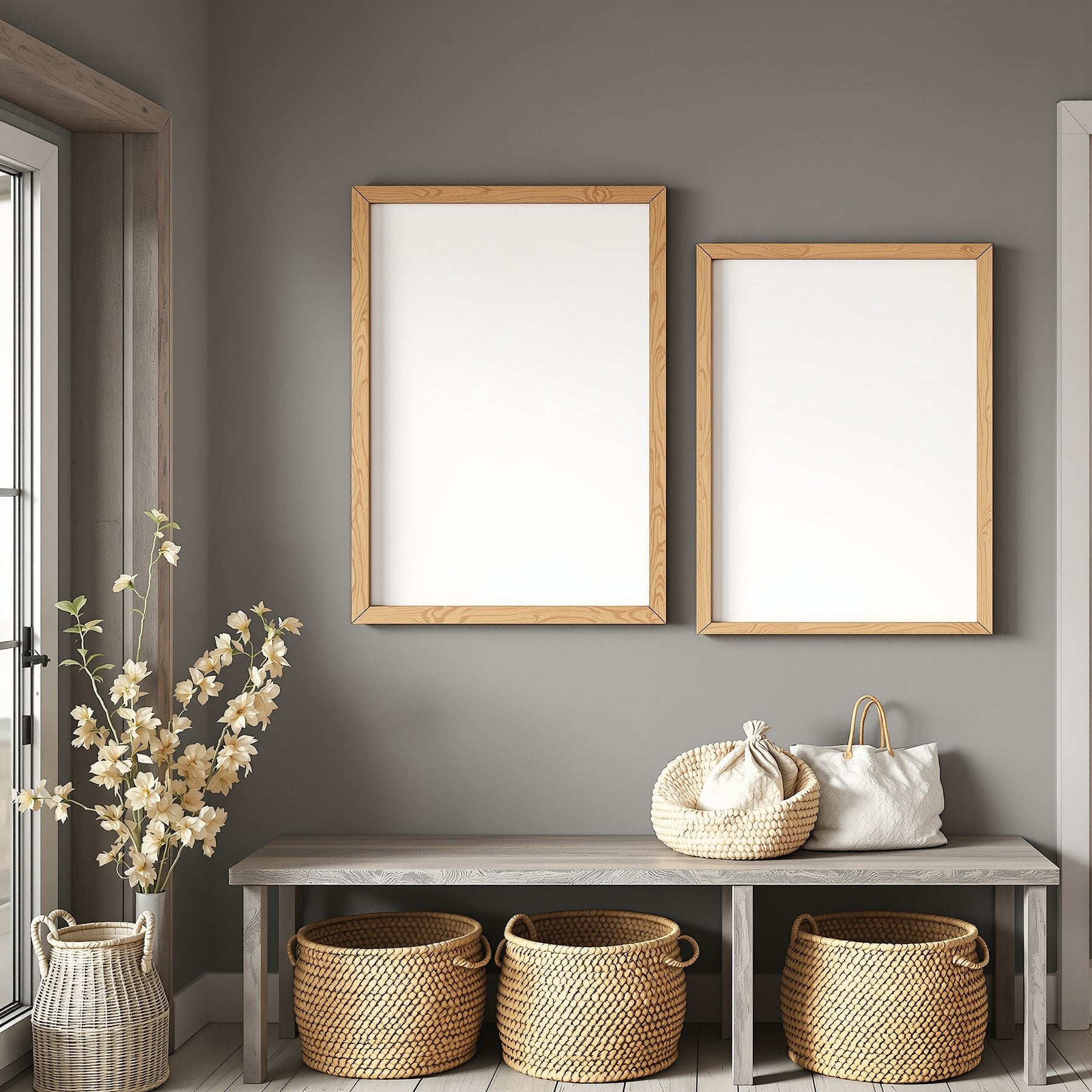 Rustic Frame Mockup | Blank Template #057 | Digital Frame Mockup | bulkmockup JPG Download | For POD Etsy Shopify | MockupBulk