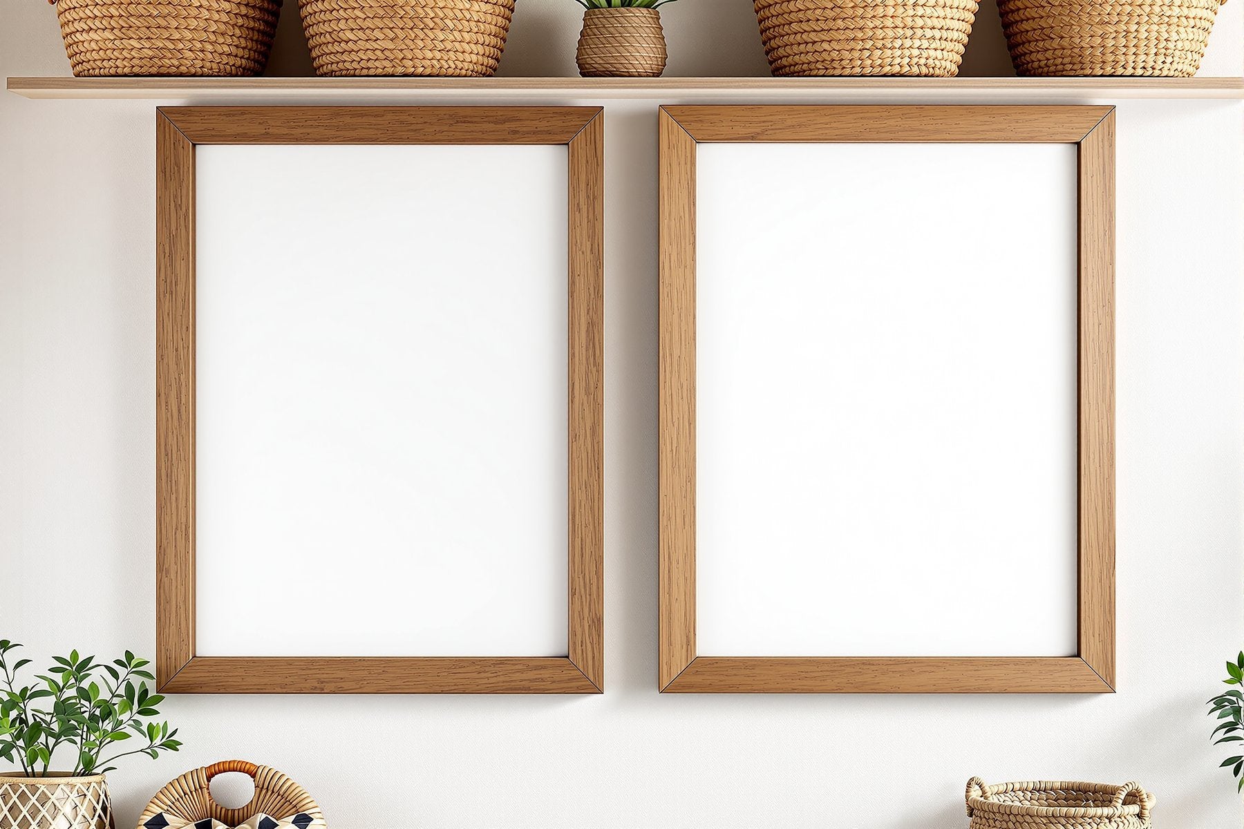 Blank Template #058 Rustic Frame Mockup | Frame Template JPG | Instant bulkmockup Download | Commercial Use | MockupBulk
