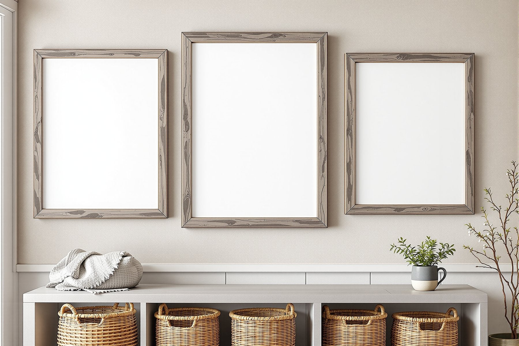 Rustic Frame Mockup — Blank Template #061 — Frame Mockup JPG Download | bulkmockup Template | Commercial Licence | MockupBulk