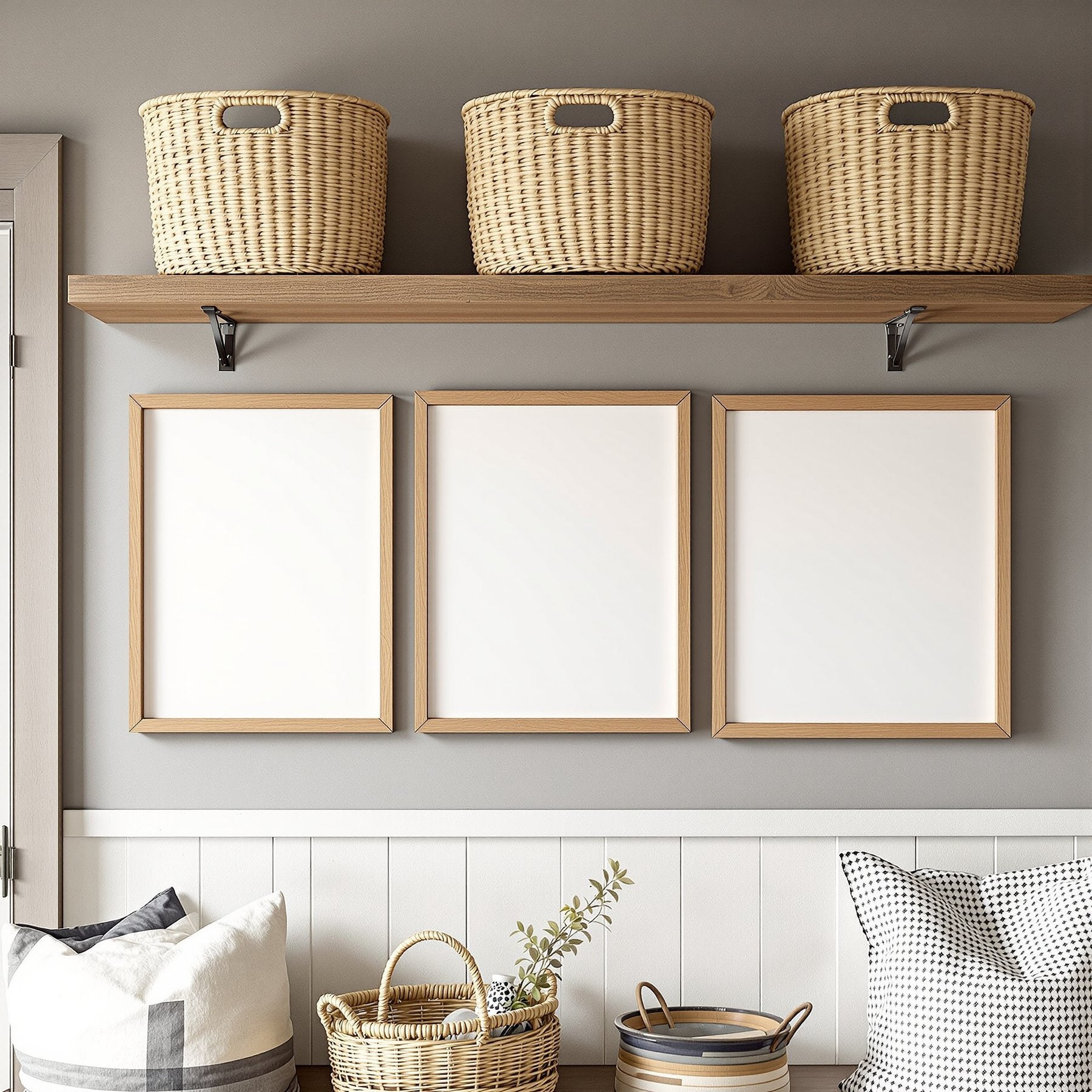 Rustic Frame Mockup | Blank Template #064 — Empty Frame Template | bulkmockup High-Res JPG | Commercial Use Included | MockupBulk