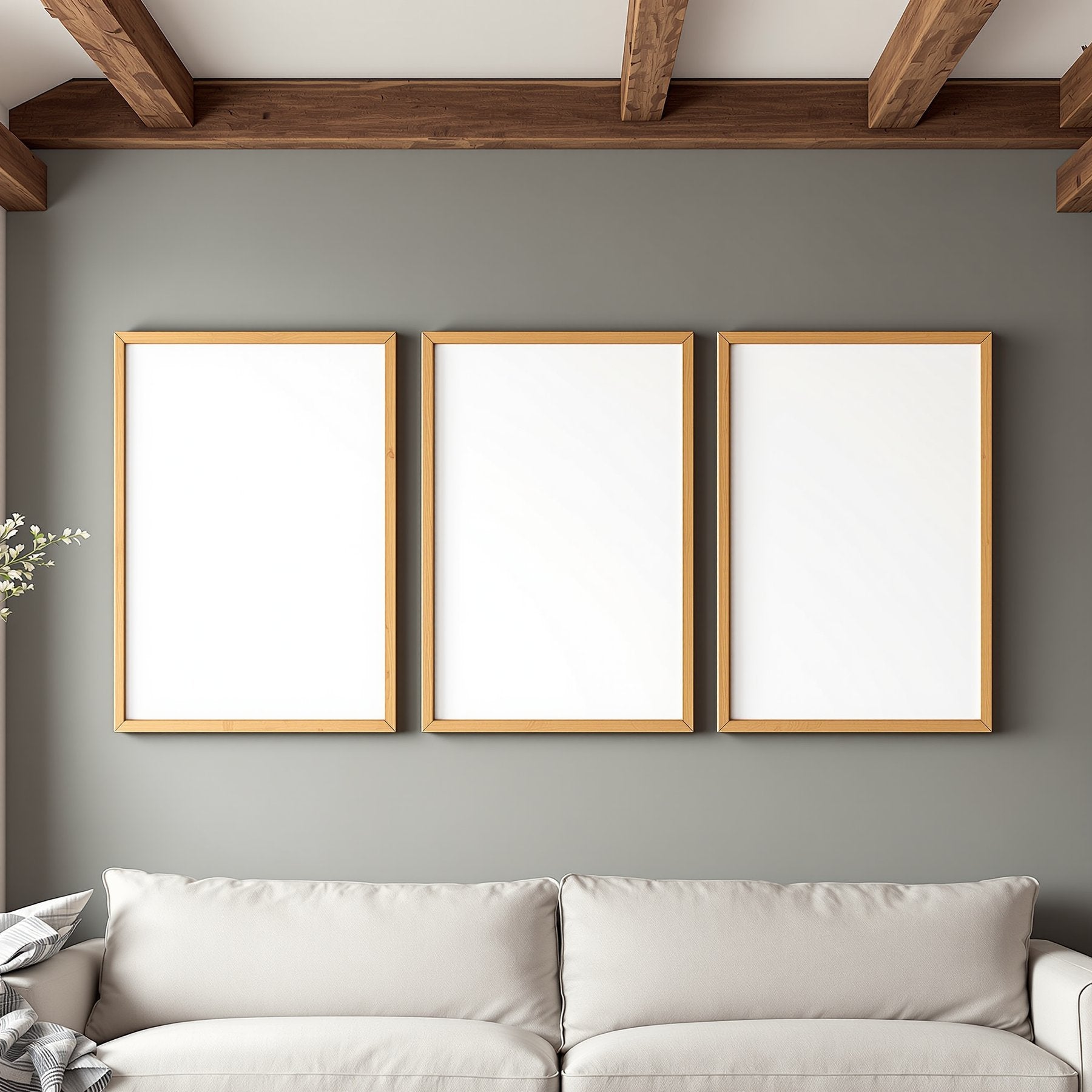 Rustic Frame Mockup — Blank Template #077 — Empty Frame Mockup Template | JPG Digital Download | Commercial Licence | bulkmockup Shop