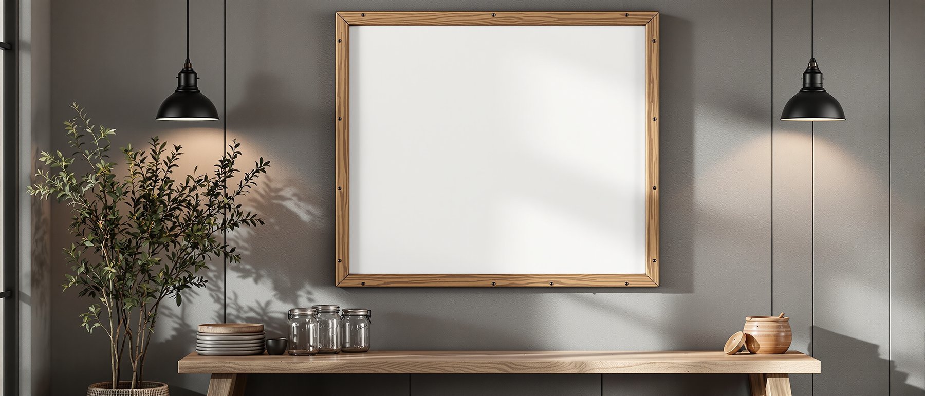 Rustic Frame Mockup | Blank Template #078 | Blank Frame Mockup JPG | Commercial Licence | bulkmockup Download | MockupBulk