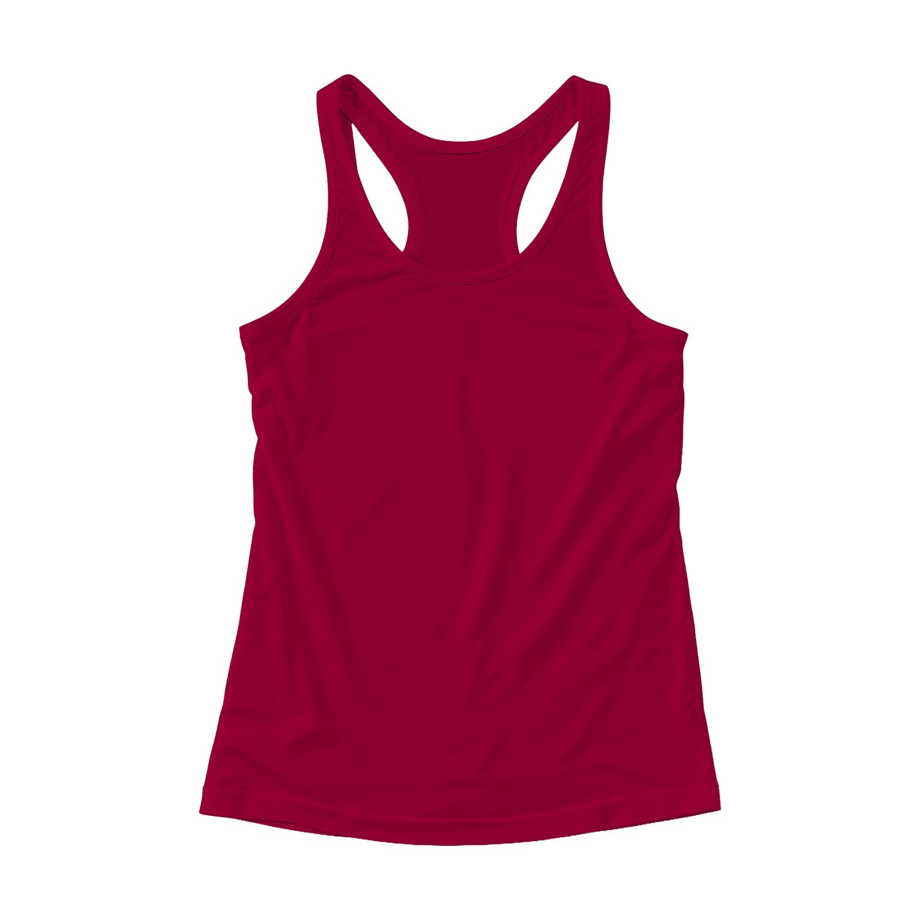 Womens Active Mockup — Antique Cherry Red Back View — High-Res JPG Template | Instant Digital Download | POD Etsy Shopify | MockupBulk
