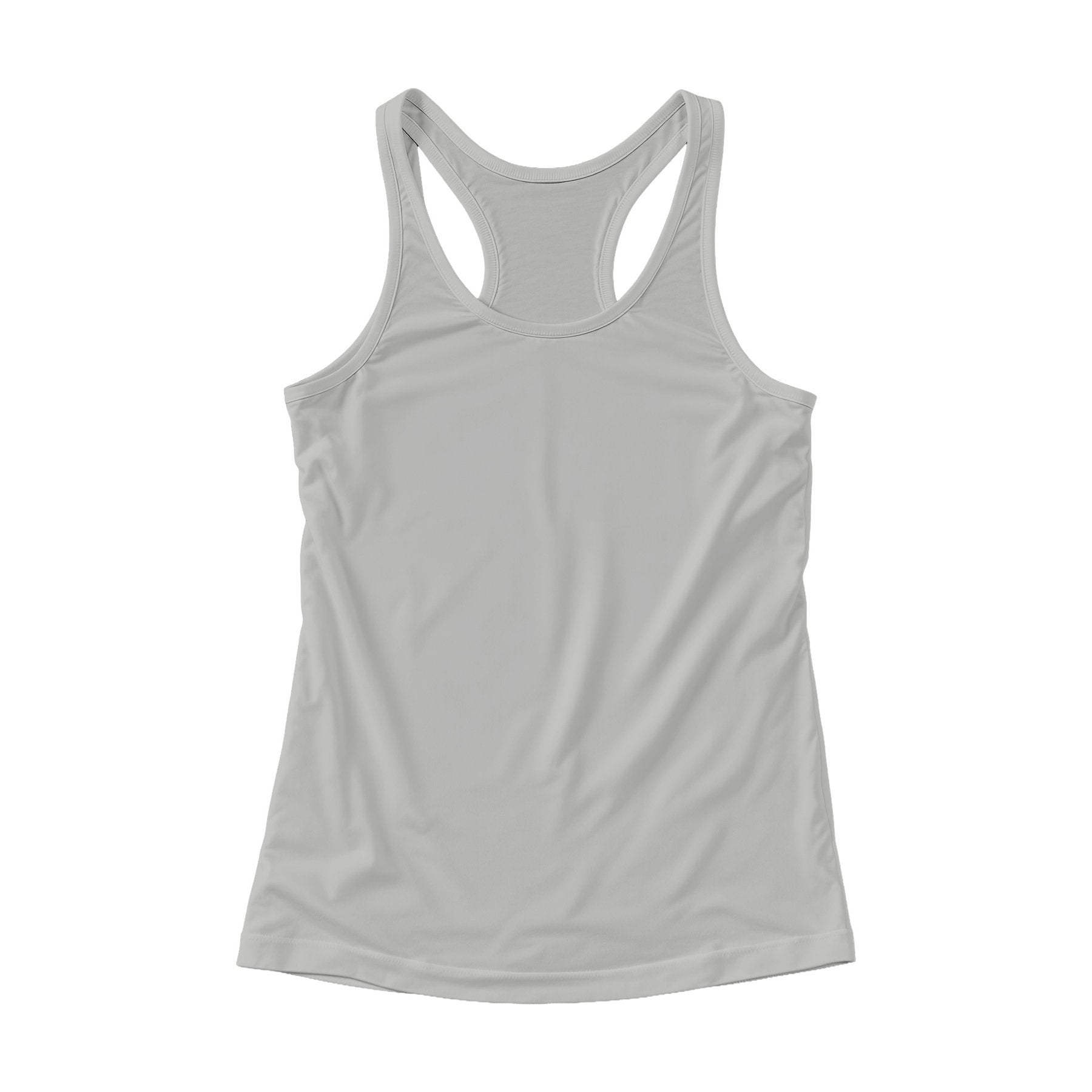 Womens Active Mockup, Ash Grey Back View | High Resolution JPG | POD Mockup Template | Commercial Use Download | MockupBulk