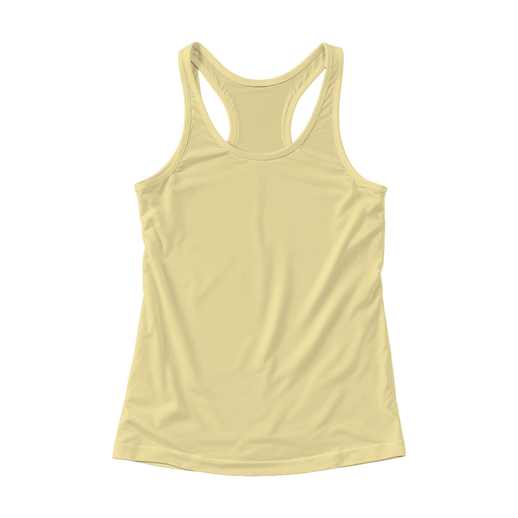 Womens Active Mockup | Banana Cream Back View | Digital Download Mockup | High-Resolution JPG | Commercial Use Included | MockupBulk