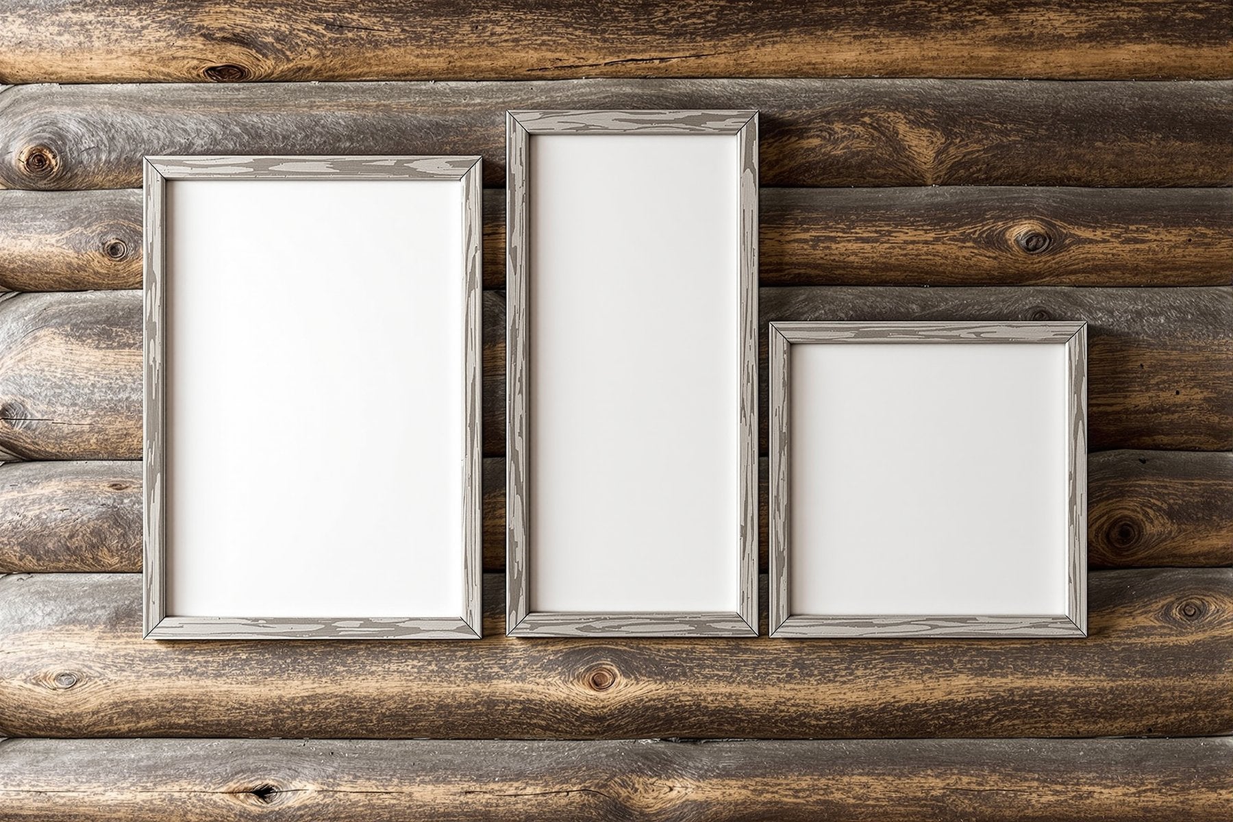 Rustic Frame Mockup — Blank Template #091 — bulkmockup Frame Template | Instant Download JPG | Commercial Use | MockupBulk