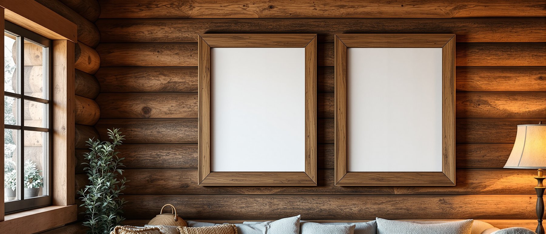 Rustic Frame Mockup | Blank Template #092 — Instant bulkmockup Download | Blank Frame JPG Template | Commercial Use | MockupBulk