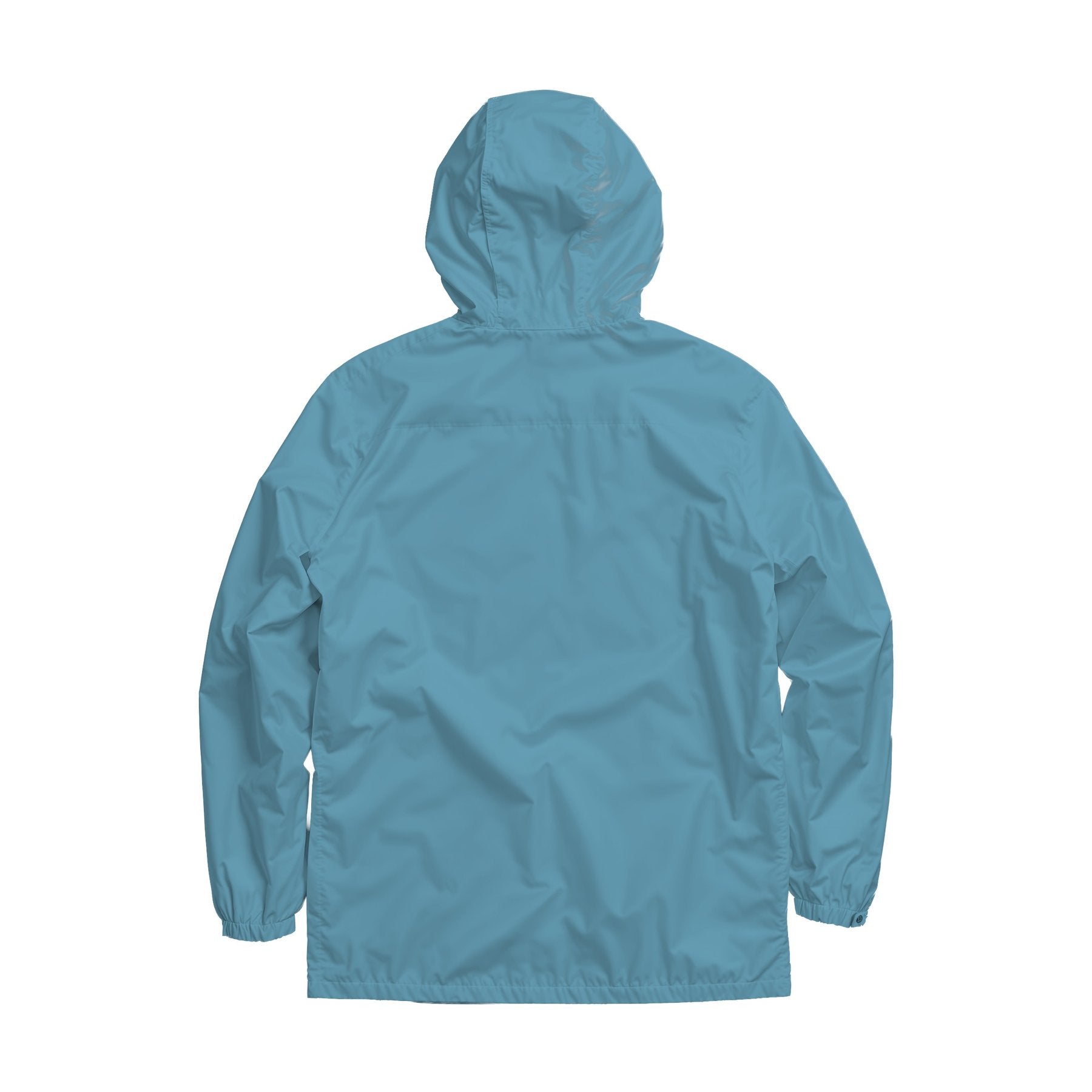 Arctic Blue Back View Unisex Outer Mockup | POD Print Mockup | Instant JPG Download | Commercial Licence Included | MockupBulk