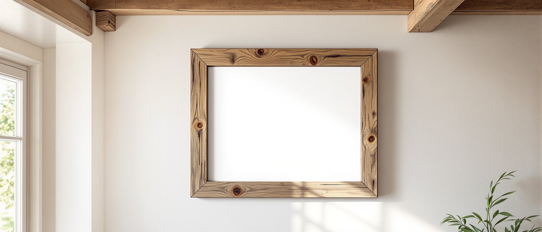Blank Template #096 Rustic Frame Mockup | Empty Frame Template | bulkmockup High-Res JPG | Commercial Use Included | MockupBulk