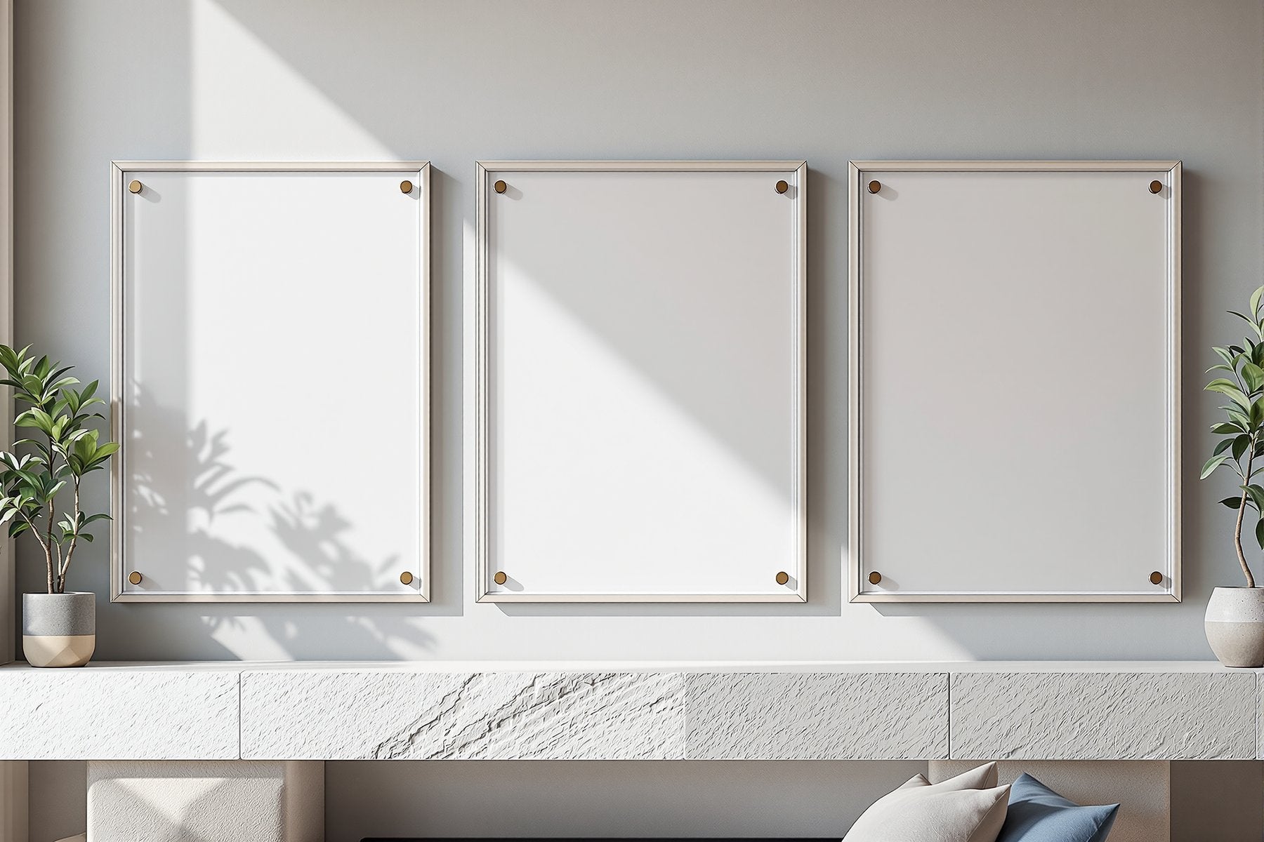Floating Frame Mockup, Blank Template #001 | bulkmockup Frame Template | Instant Download JPG | Commercial Use | MockupBulk