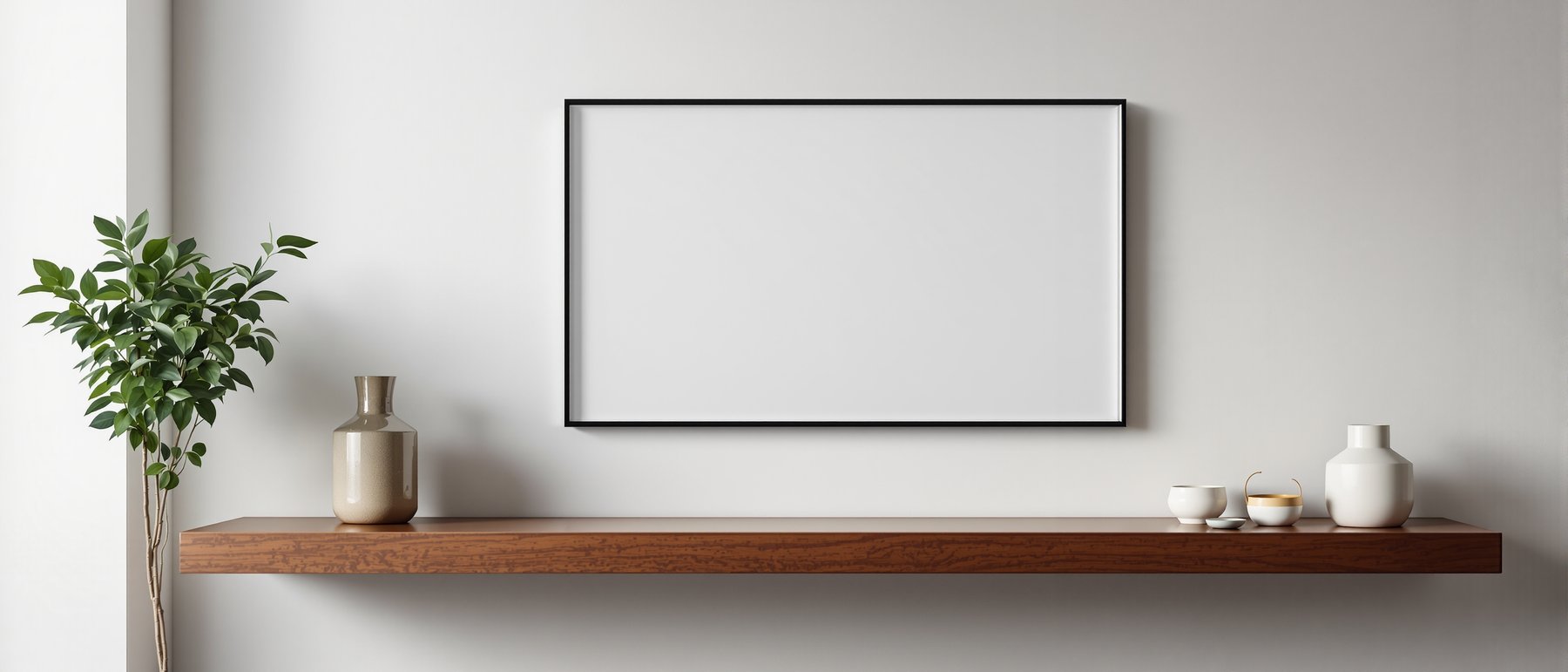 Blank Template #003 Floating Frame Mockup | Blank Frame Mockup JPG | Commercial Licence | bulkmockup Download | MockupBulk