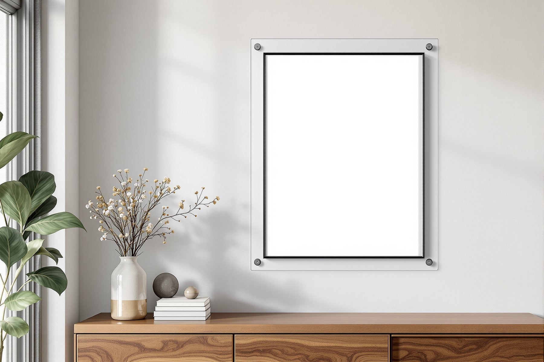 Floating Frame Mockup — Blank Template #007 — bulkmockup Digital Download | Blank Frame JPG | Commercial Licence Included | MockupBulk