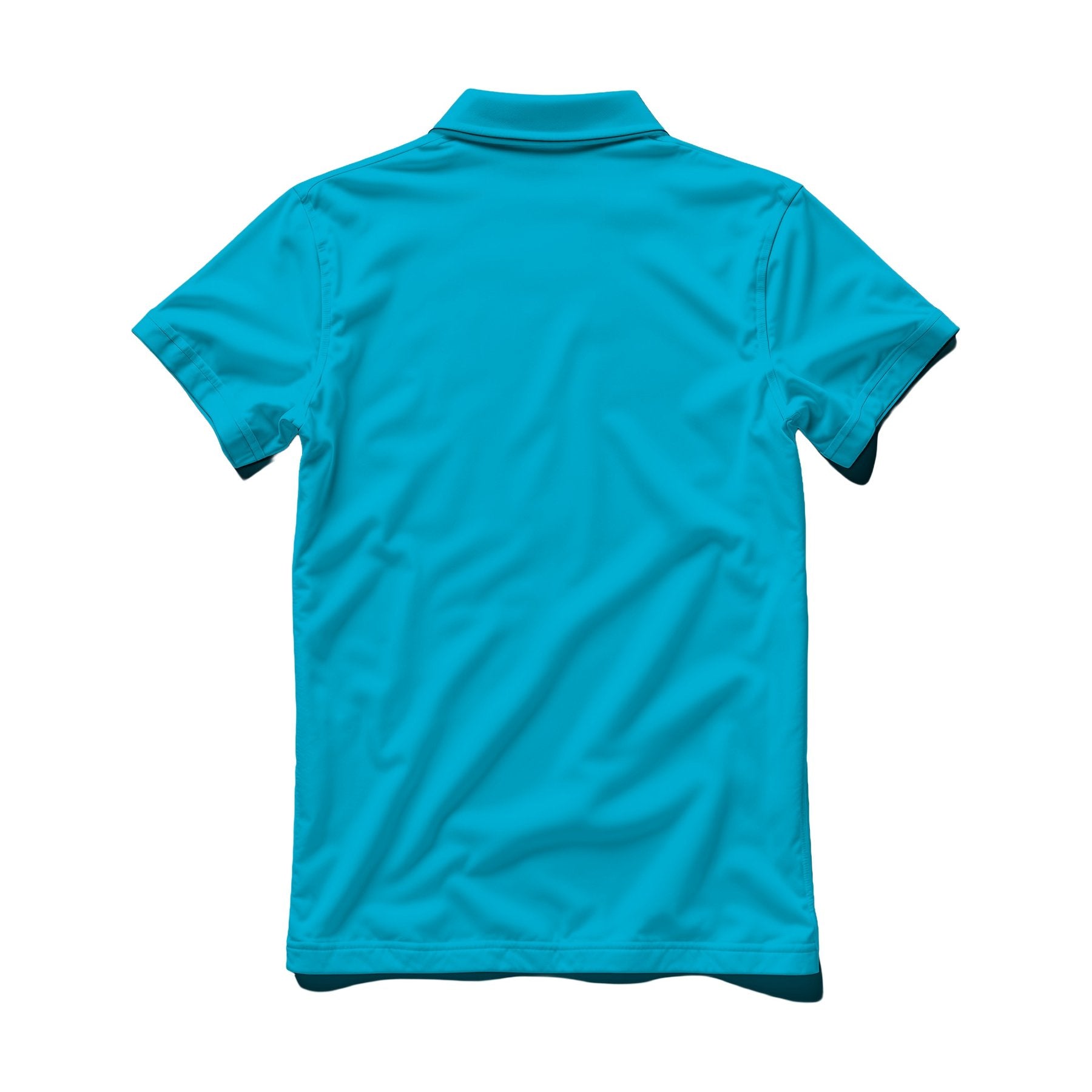Mens Work Mockup, Aqua Back View | POD Print Mockup | Instant JPG Download | Commercial Licence Included | MockupBulk