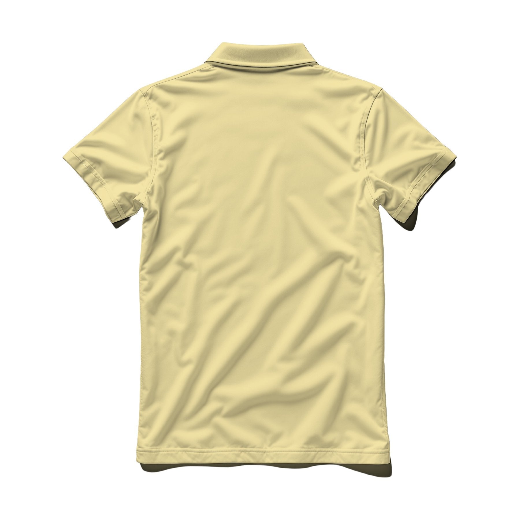 Mens Work Mockup | Banana Cream Back View | High-Res Mockup Template | JPG Digital Download | Commercial Licence | MockupBulk