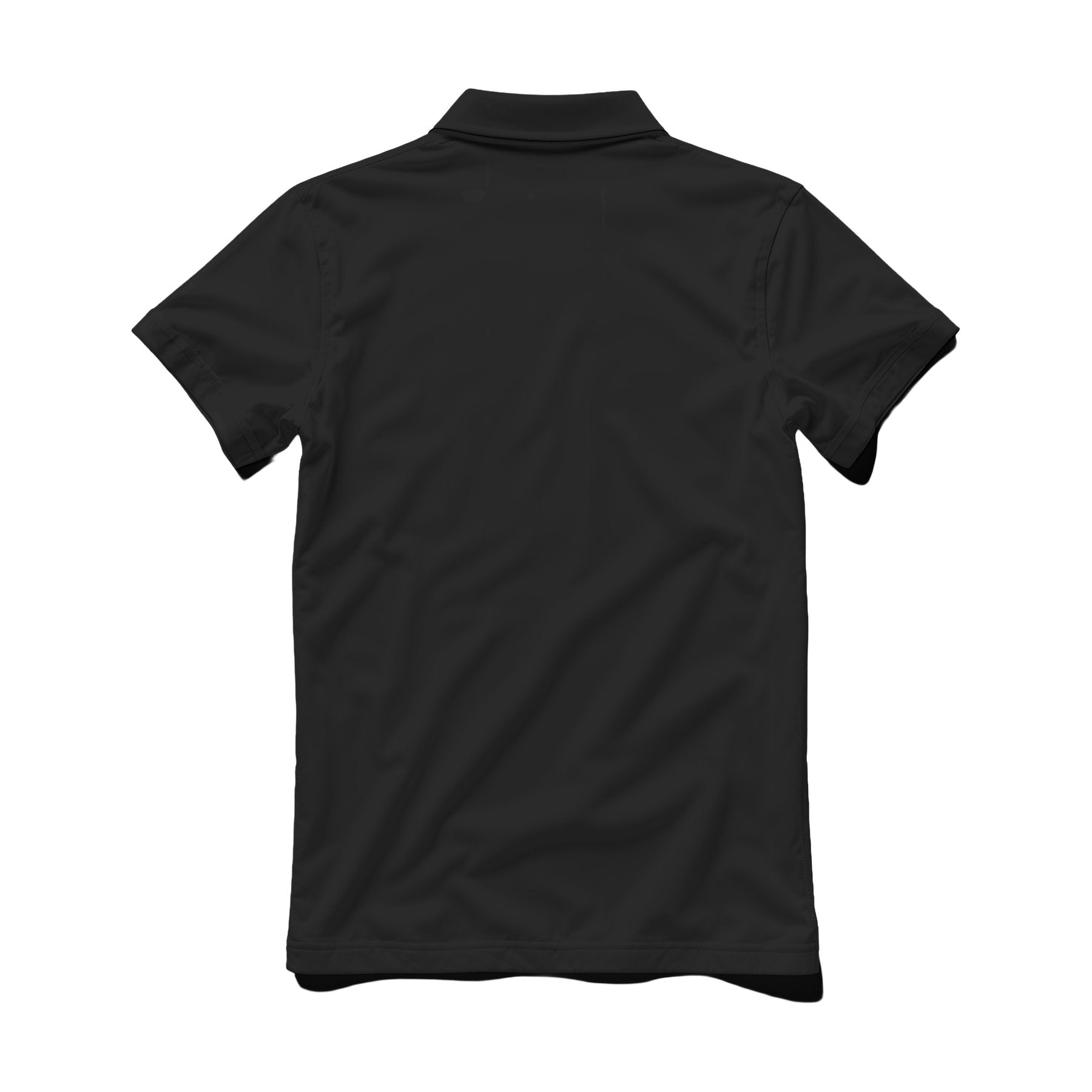 Mens Work Mockup — Black Heather Back View — High Resolution JPG | POD Mockup Template | Commercial Use Download | MockupBulk