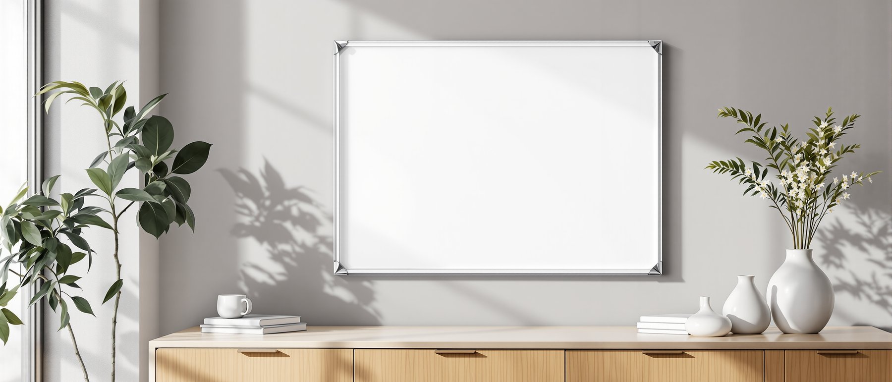 Blank Template #009 Floating Frame Mockup | Empty Frame Template | bulkmockup High-Res JPG | Commercial Use Included | MockupBulk