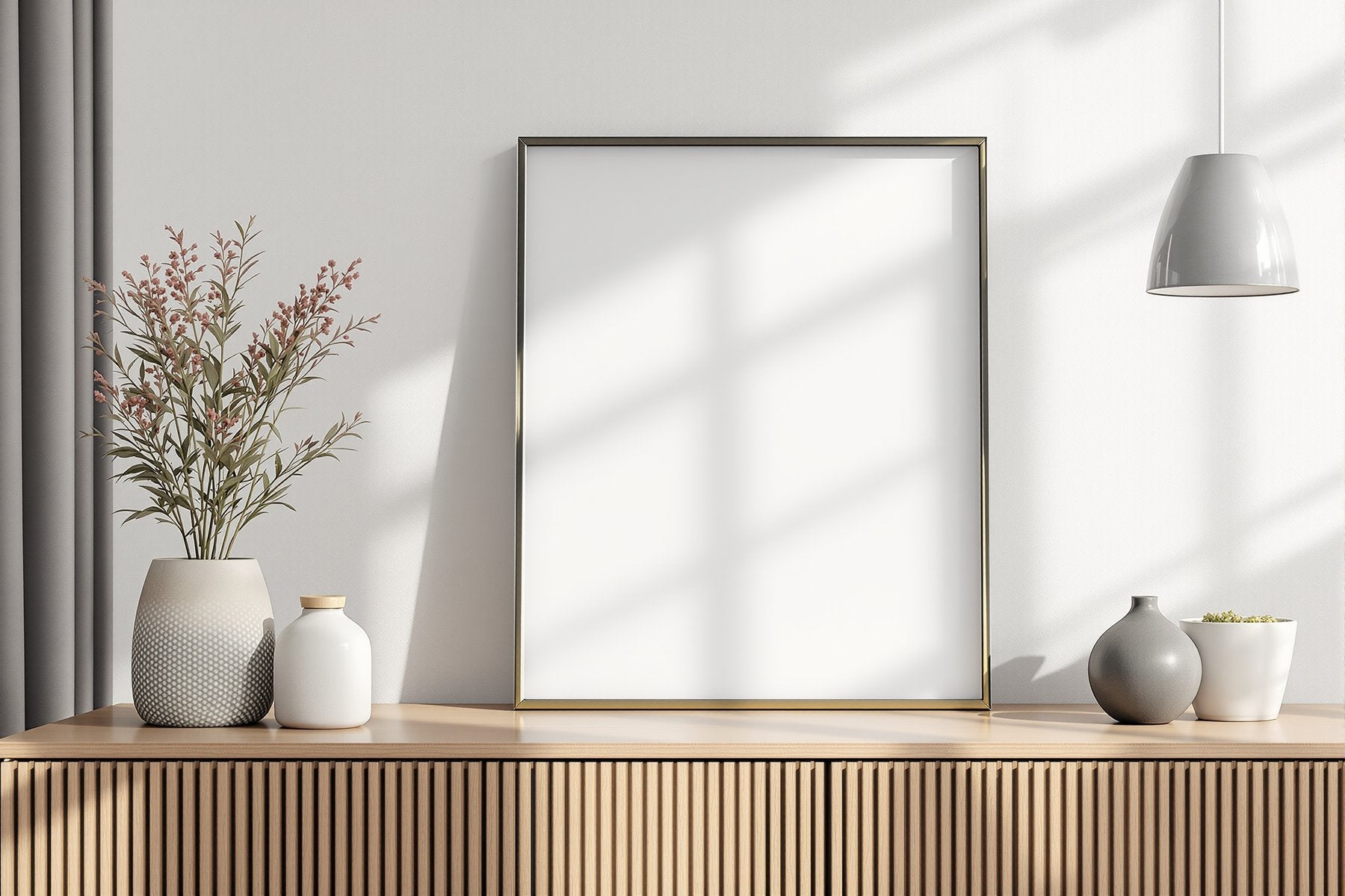 Floating Frame Mockup | Blank Template #011 | Empty Frame Template | bulkmockup High-Res JPG | Commercial Use Included | MockupBulk