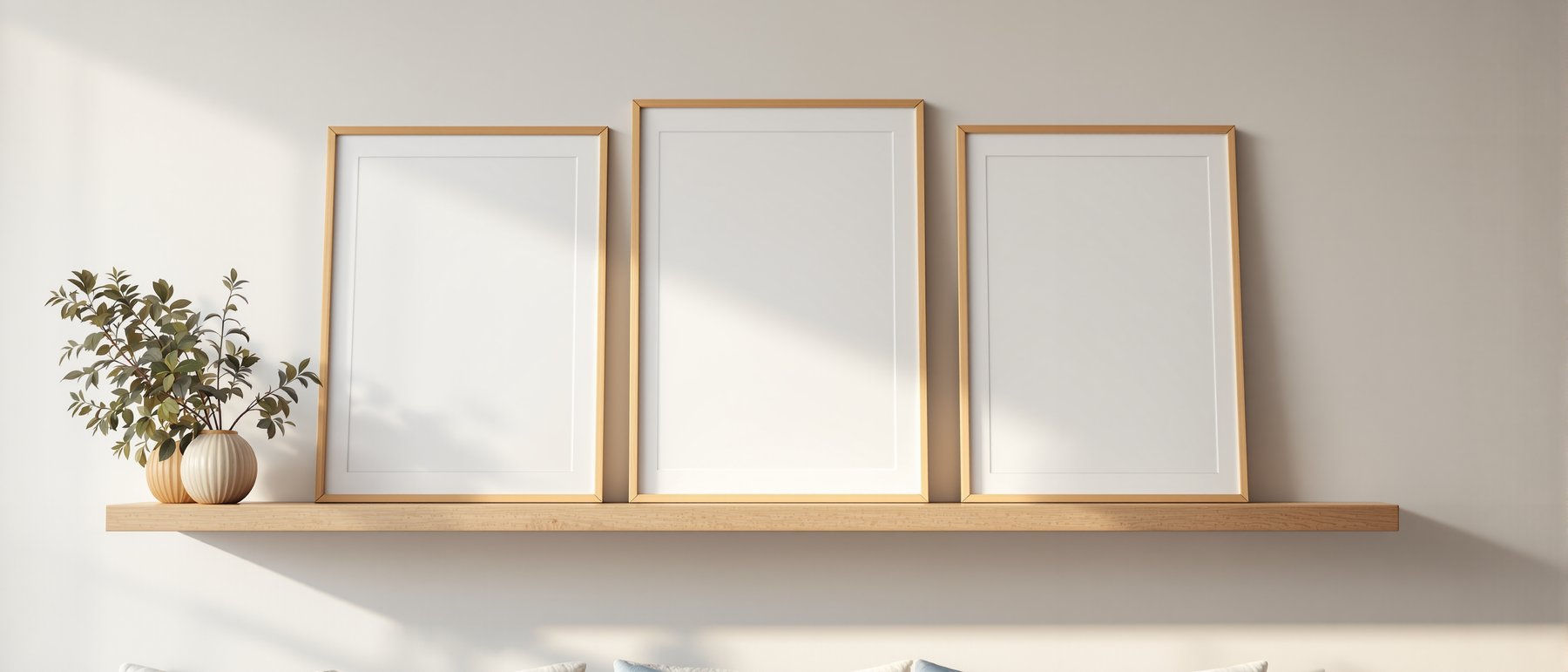 Floating Frame Mockup | Blank Template #012 | bulkmockup Blank Frame Template | High-Res JPG | Commercial Licence | MockupBulk