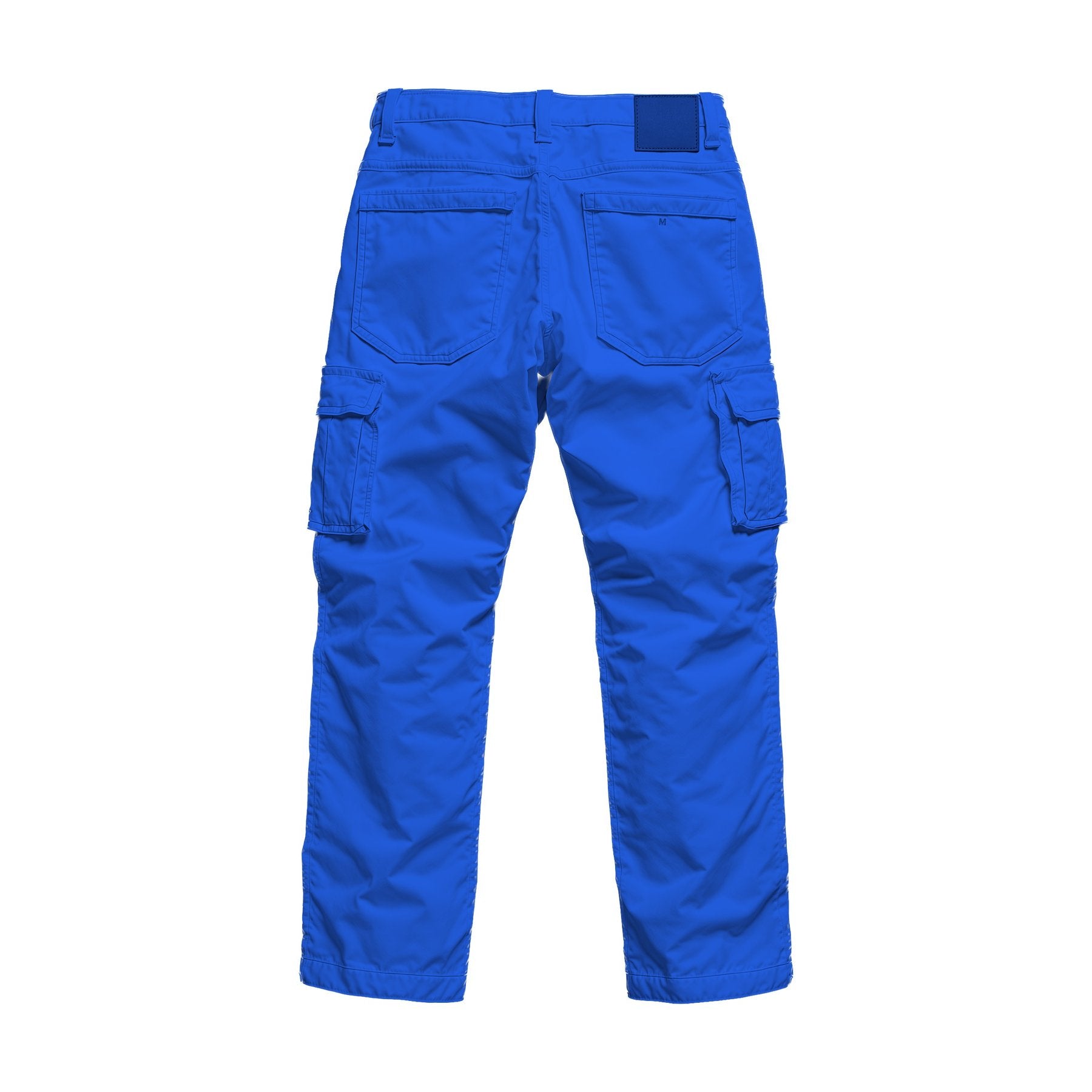 Blue Back View Mens Work Mockup | Print on Demand Mockup | High-Res JPG Download | Commercial Use Included | MockupBulk