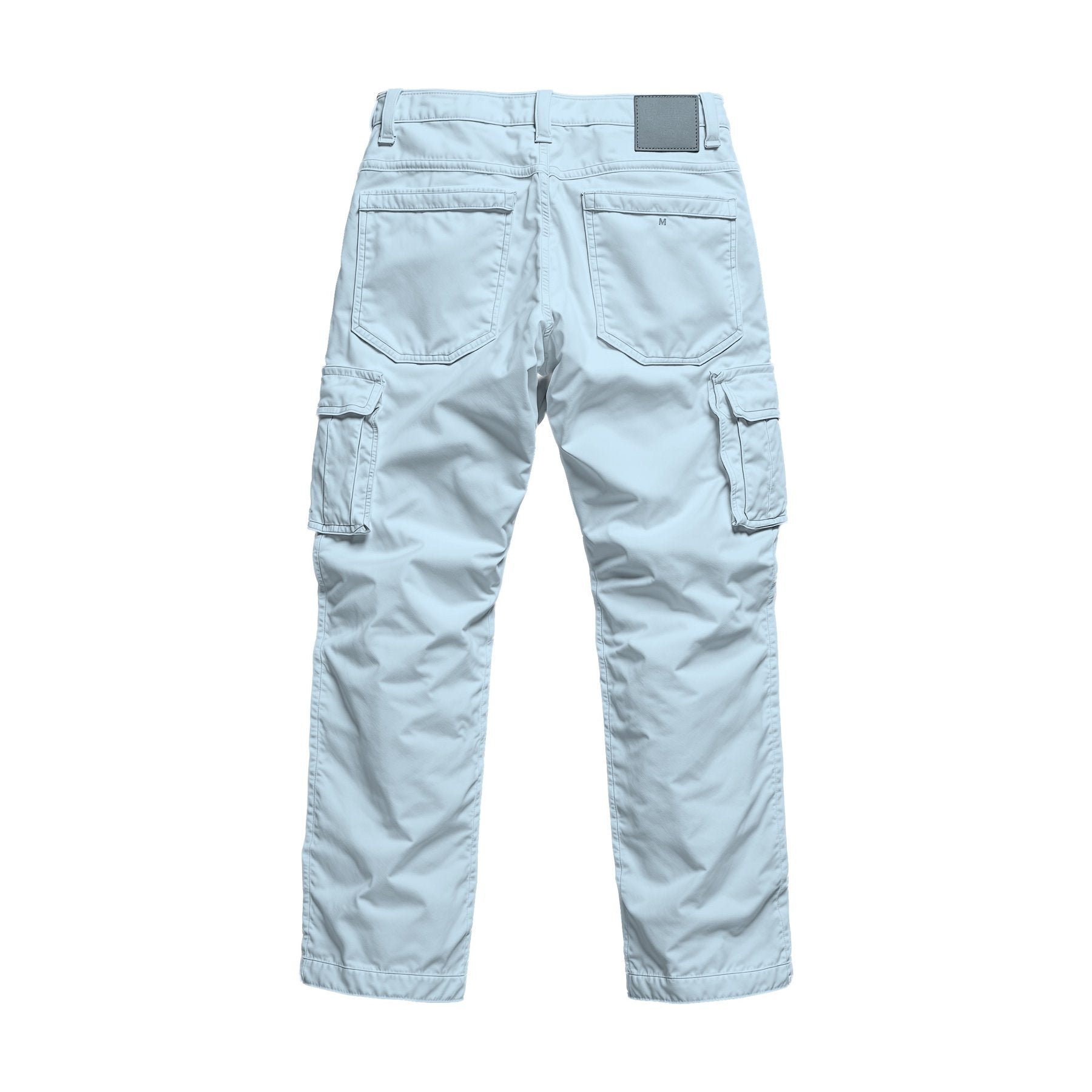 Ice Blue Back View Mens Work Mockup | POD Print Mockup | Instant JPG Download | Commercial Licence Included | MockupBulk
