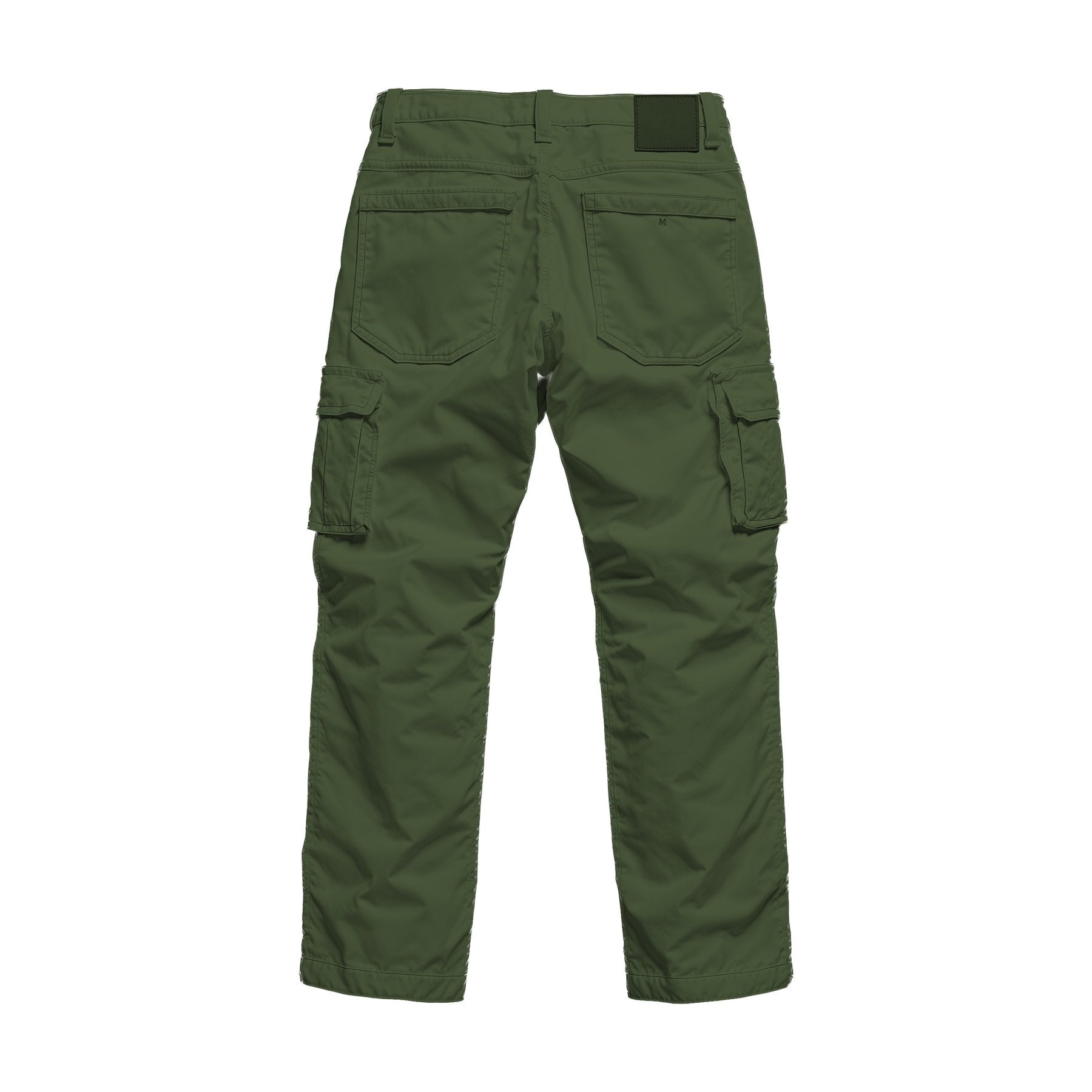 Mens Work Mockup — Military Green Back View — High Resolution JPG | POD Mockup Template | Commercial Use Download | MockupBulk