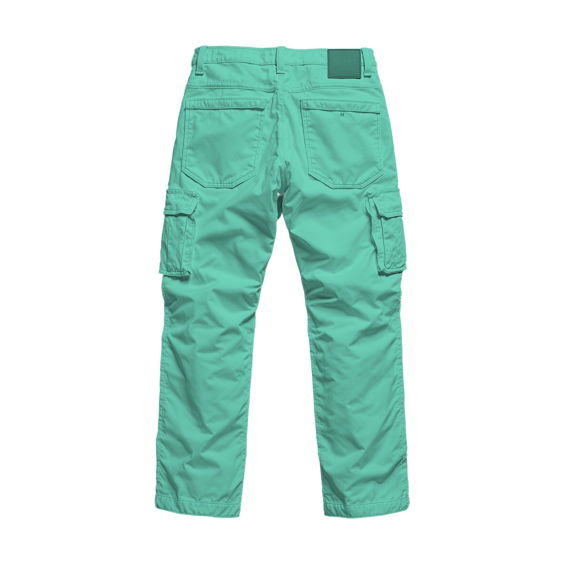 Mens Work Mockup | Seafoam Back View — High Resolution JPG | POD Mockup Template | Commercial Use Download | MockupBulk