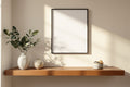 Floating Frame Mockup — Blank Template #015 — bulkmockup Blank Frame Template | High-Res JPG | Commercial Licence | MockupBulk