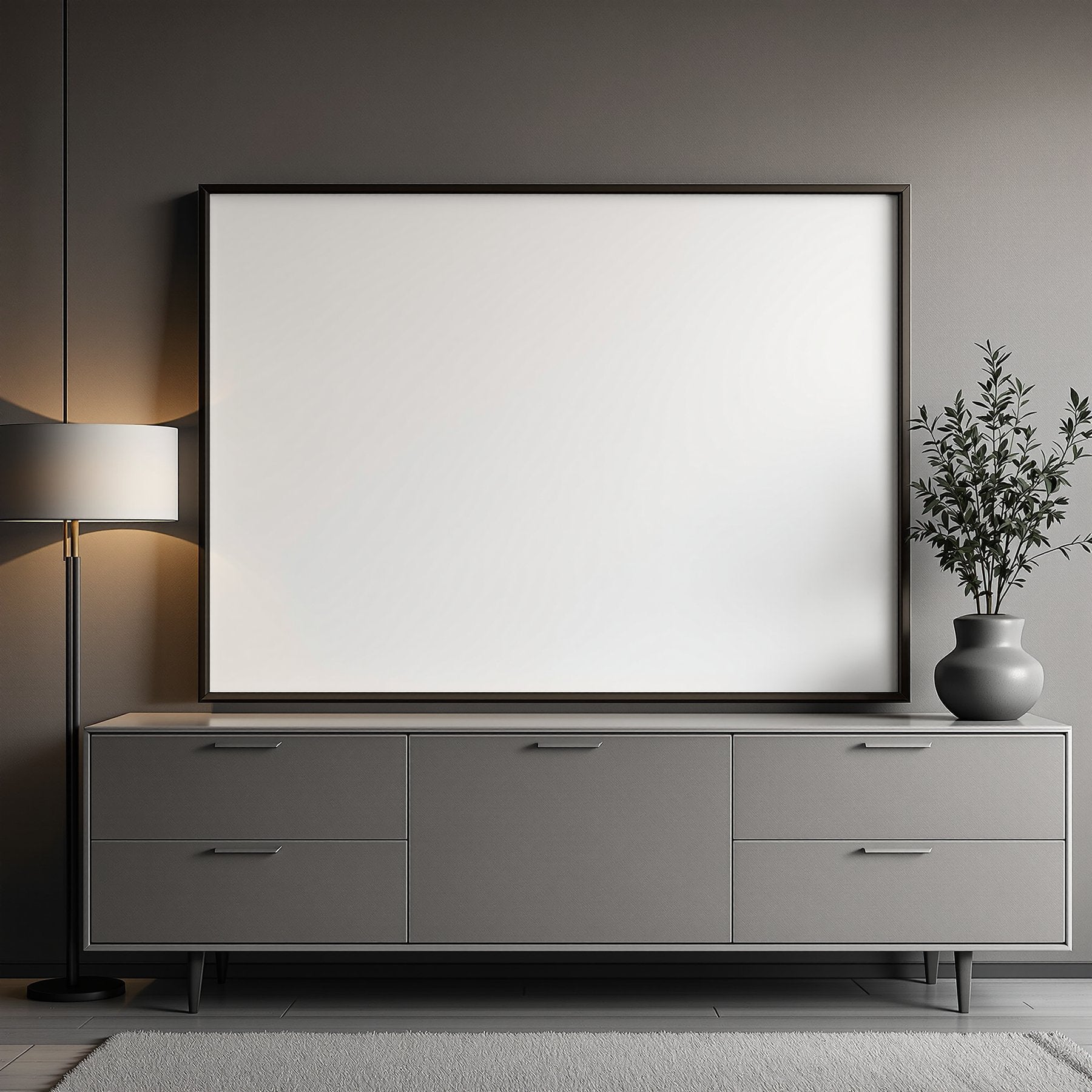 Floating Frame Mockup | Blank Template #016 | bulkmockup Frame Template | Instant Download JPG | Commercial Use | MockupBulk