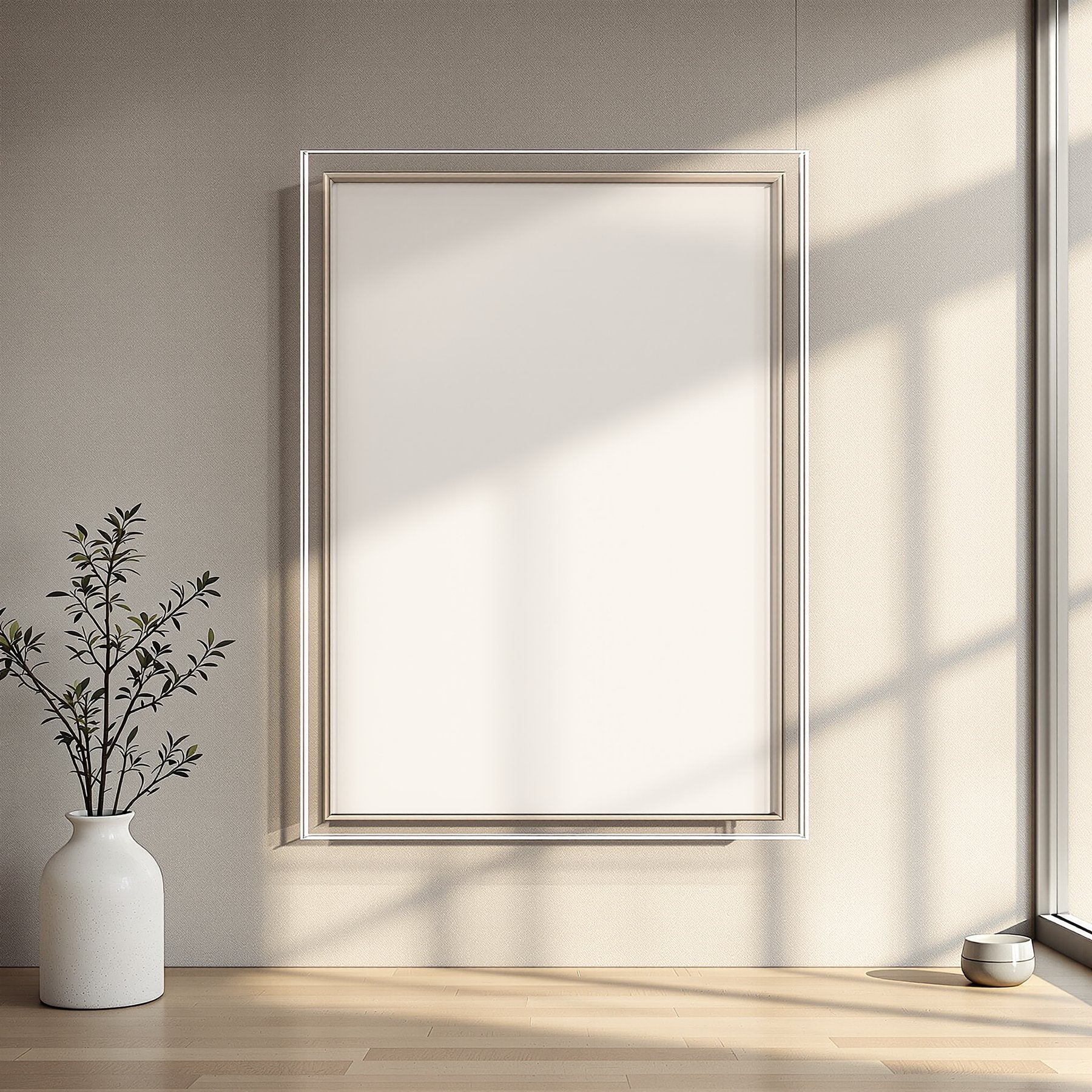 Floating Frame Mockup | Blank Template #018 — Digital Frame Mockup | bulkmockup JPG Download | For POD Etsy Shopify | MockupBulk