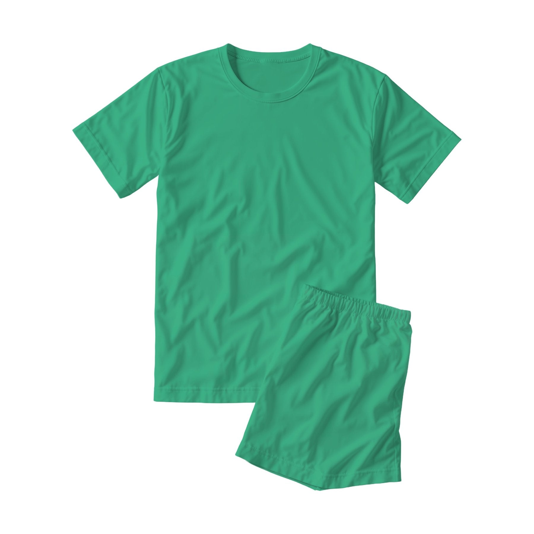 Unisex Sleep Mockup — Bright Mint — High-Res JPG Instant Download | Commercial Use | Etsy POD Shopify Template | MockupBulk