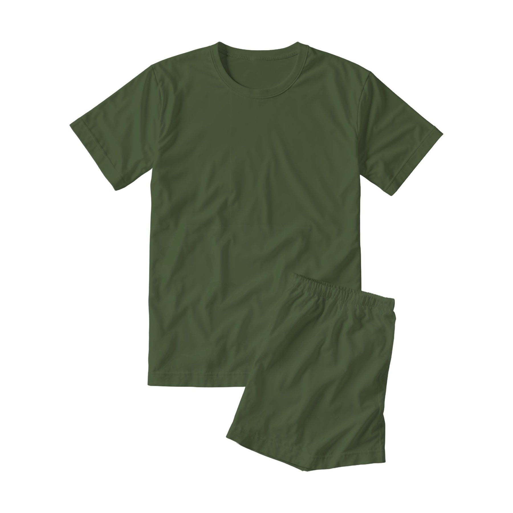 Unisex Sleep Mockup | Military Green | High Resolution JPG | POD Mockup Template | Commercial Use Download | MockupBulk