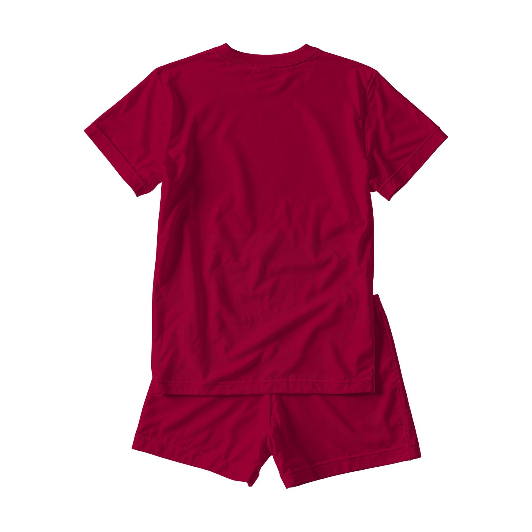 Unisex Sleep Mockup | Antique Cherry Red Back View | Instant Download JPG Mockup | POD Etsy Redbubble Printful | Commercial Use | MockupBulk