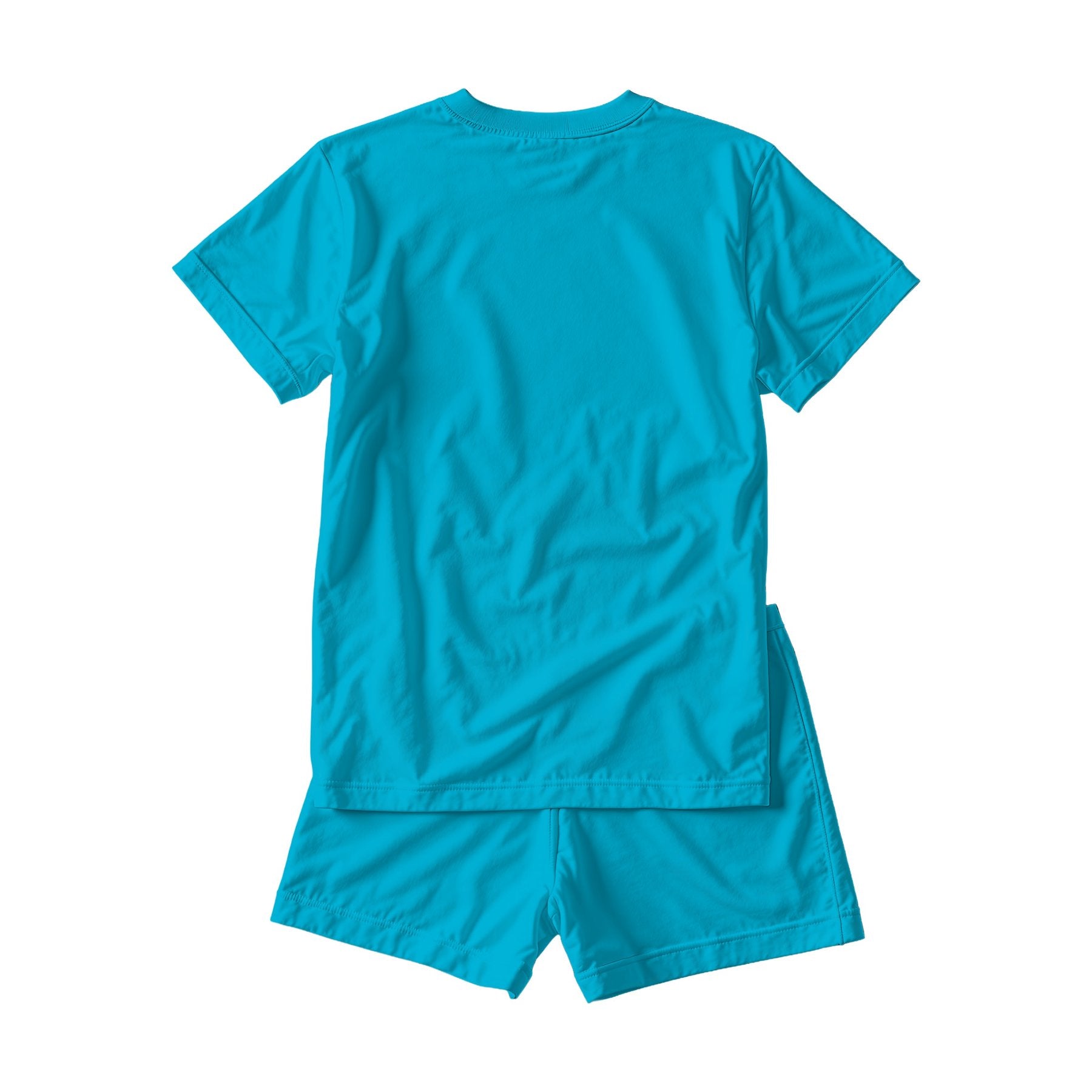 Unisex Sleep Mockup | Aqua Back View — Digital JPG Mockup | Commercial Licence | For Etsy Printful Printify | MockupBulk