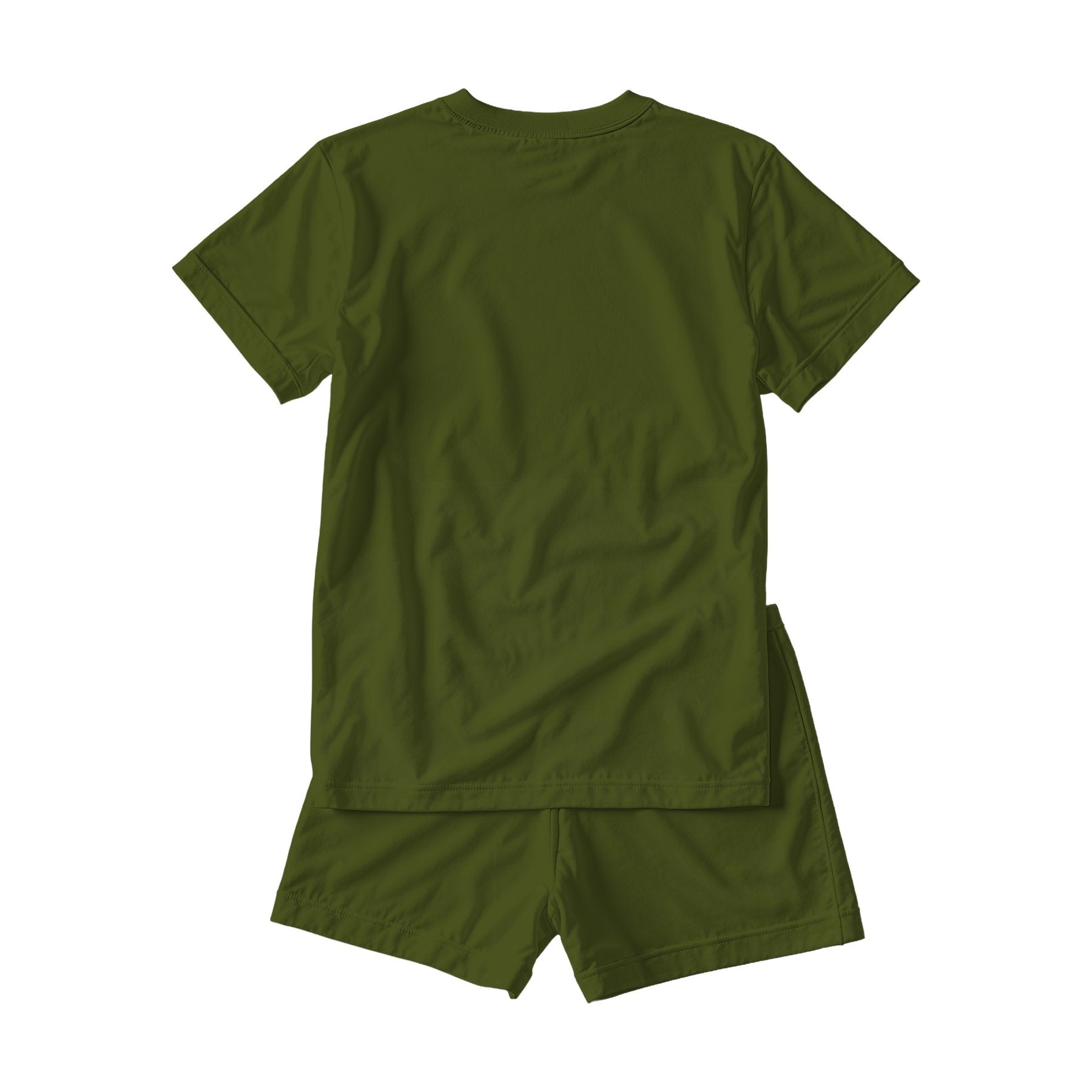 Unisex Sleep Mockup | Army Back View | High-Res JPG Template | Instant Digital Download | POD Etsy Shopify | MockupBulk